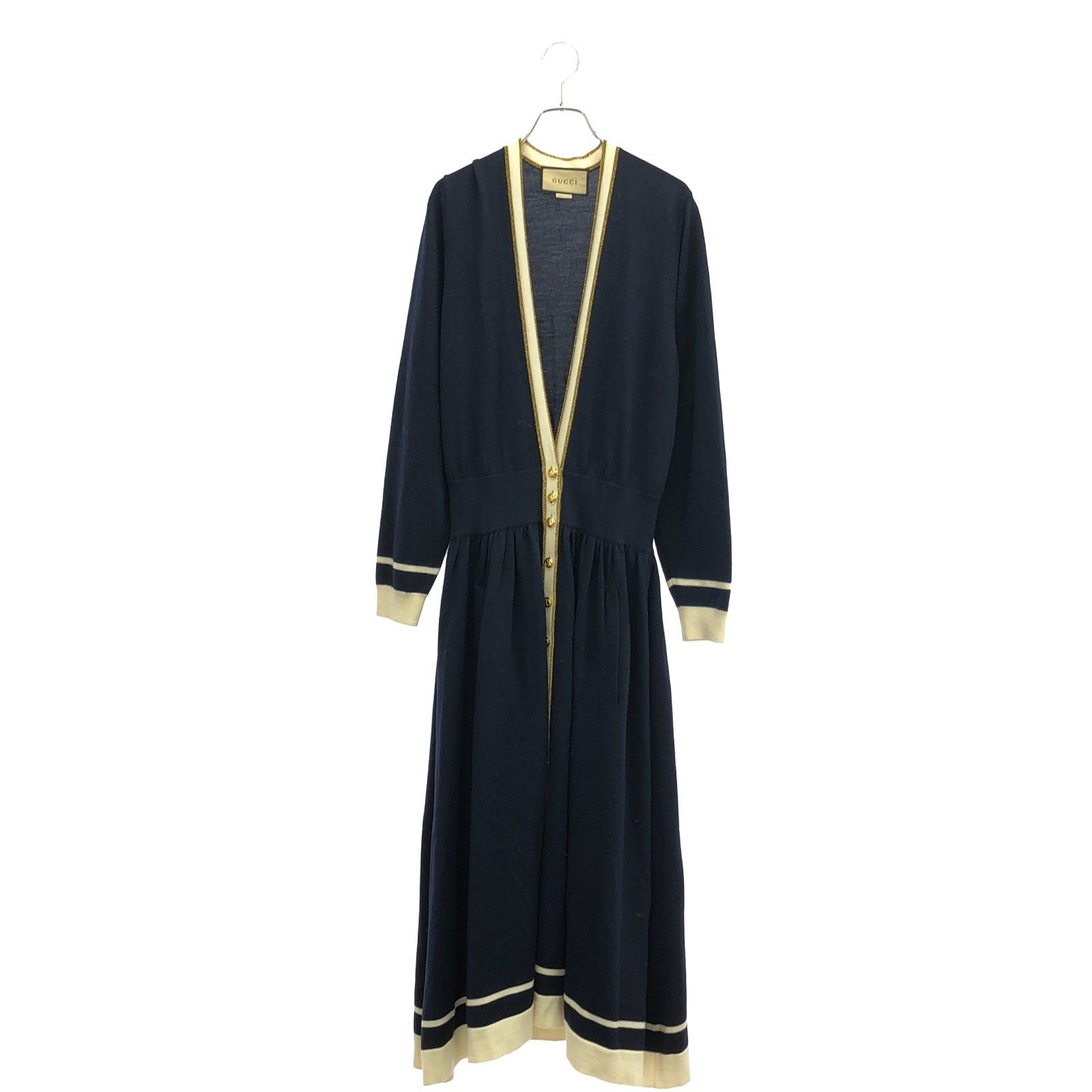 Gucci Gucci One Piece Navy Off White 713541 Wool Size ONE SIZE - 1 Thumbnail