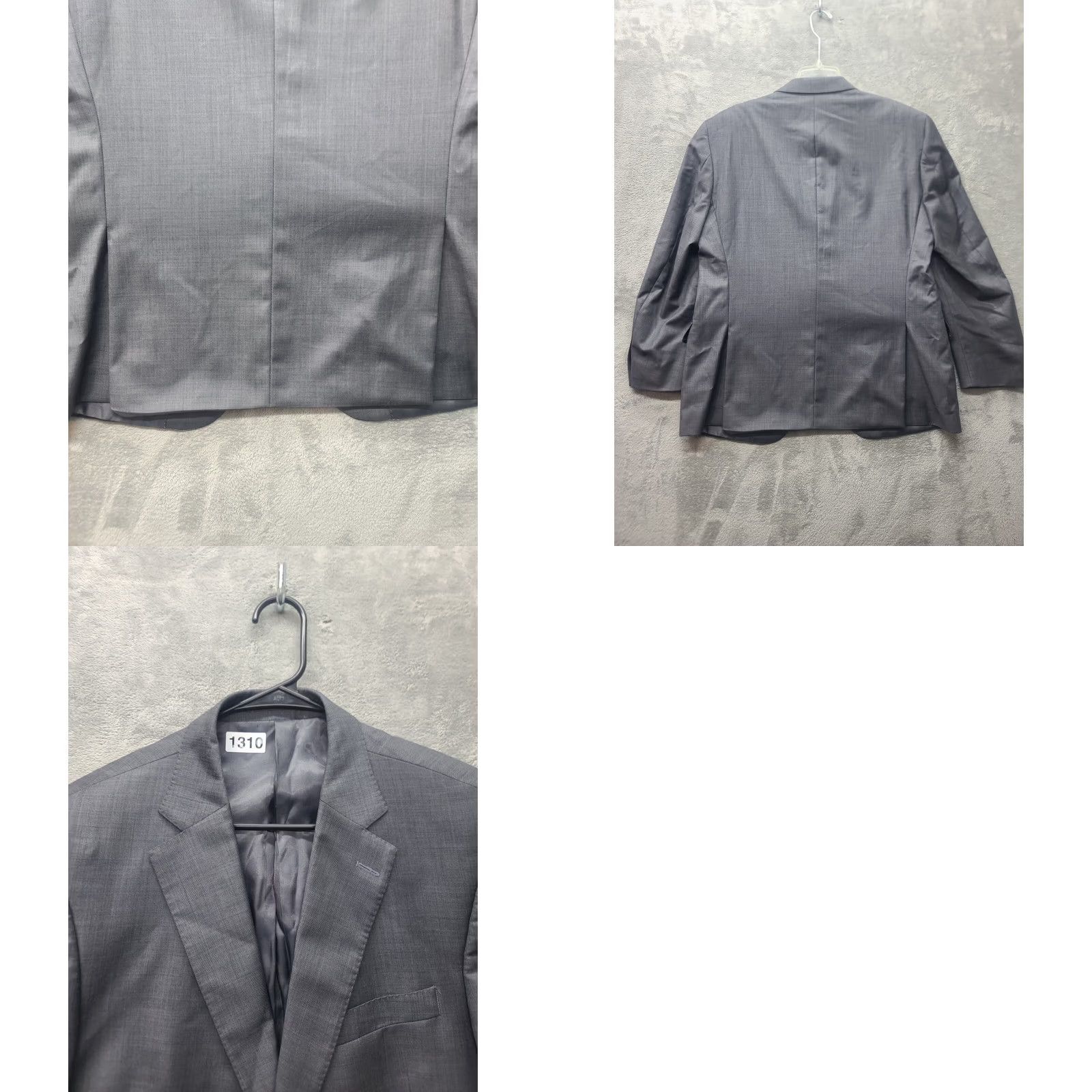 Peter Millar Peter Millar Sport Coat Mens 42S Wool Tweed 2 Button Notch Lapel Double-Vented Gray Regular Jacket Front Button: Two-Button? Size US XS / EU 42 / 0 - 9 Thumbnail