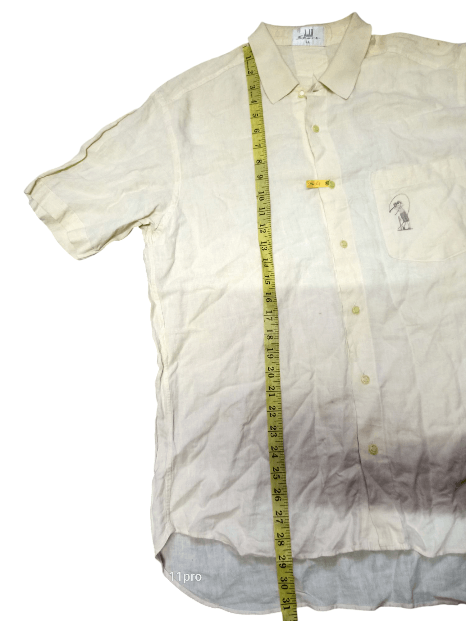 Alfred Dunhill 🌟 Dunhill Sport Button Up Men Shirt 🌟 Size US XL / EU 56 / 4 - 6 Thumbnail