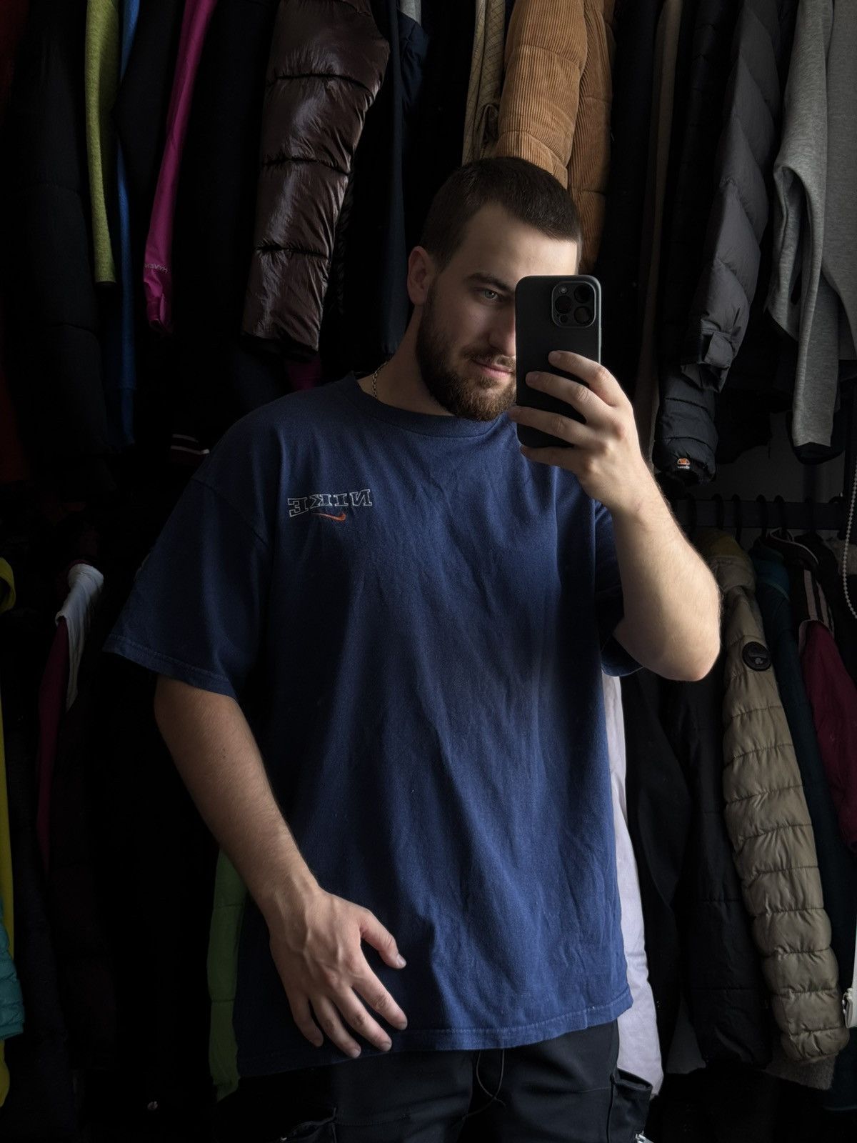 Nike Vintage Nike 90s blue tee Size US L / EU 52-54 / 3 - 5 Thumbnail