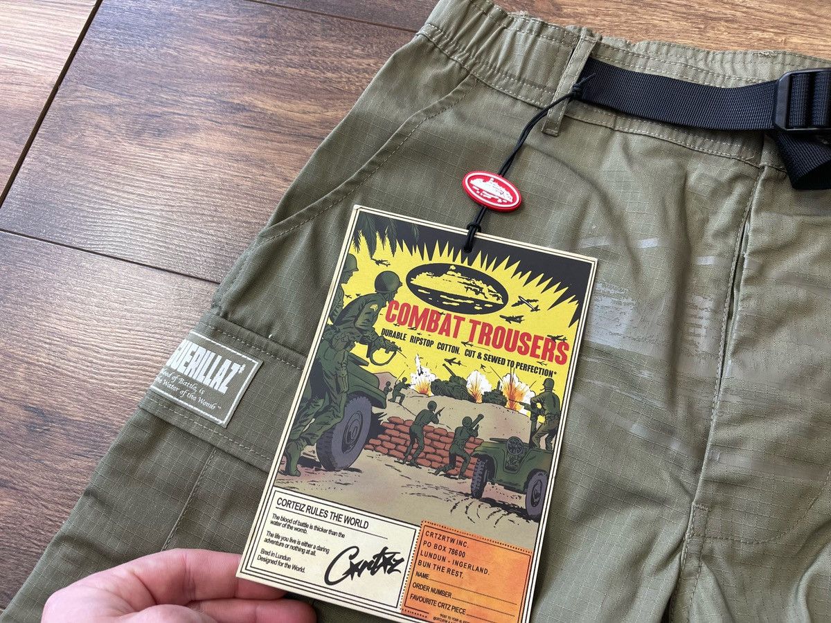 Corteiz Corteiz Guerrillaz Cargo Pants Tonal Khaki Combat Trousers Size US 32 / EU 48 - 4 Thumbnail