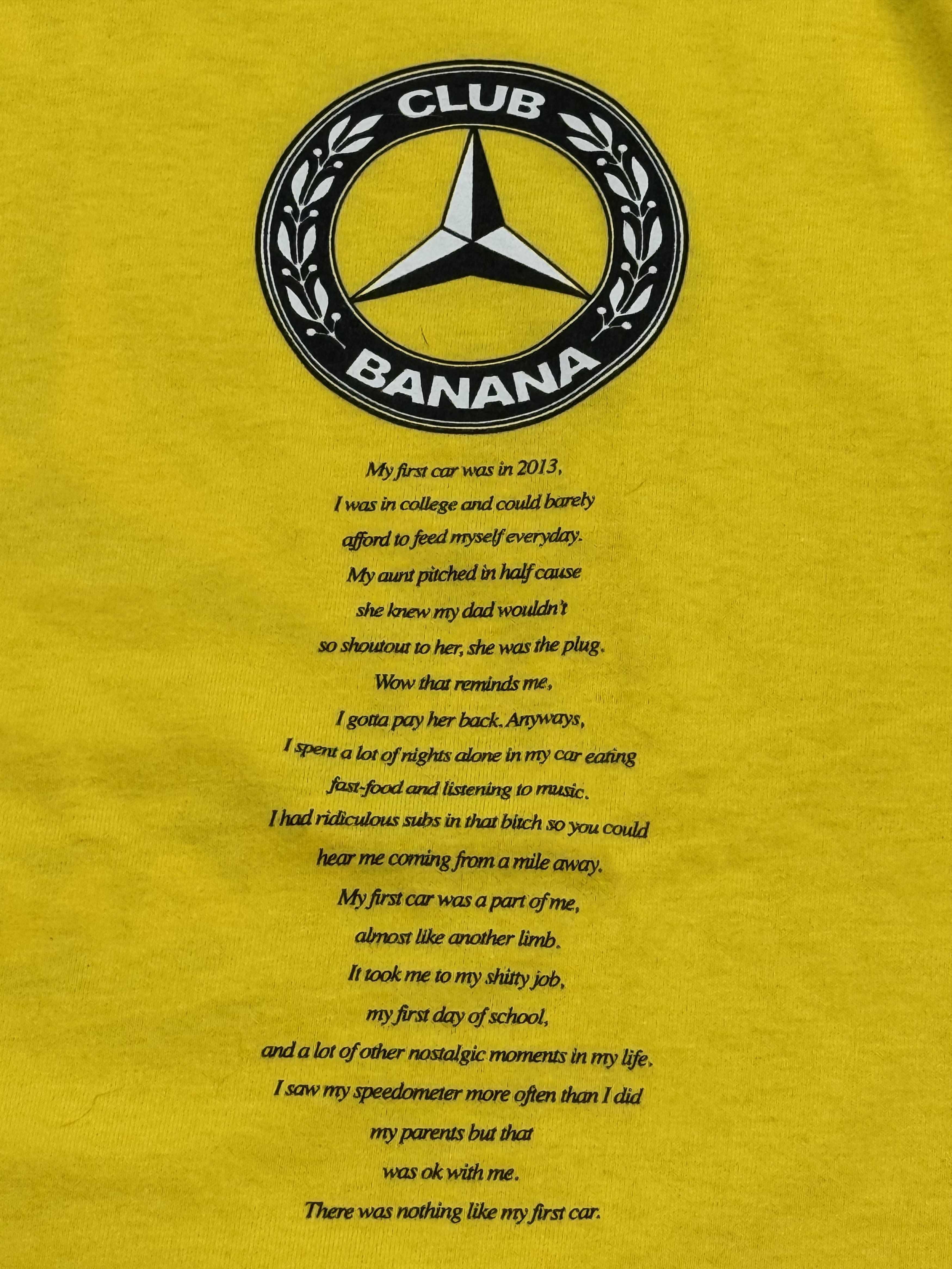 Mercedes-Benz Amine Club Banana Mercedes Benz LS Tee Good For You Merch Size US M / EU 48-50 / 2 - 2 Thumbnail