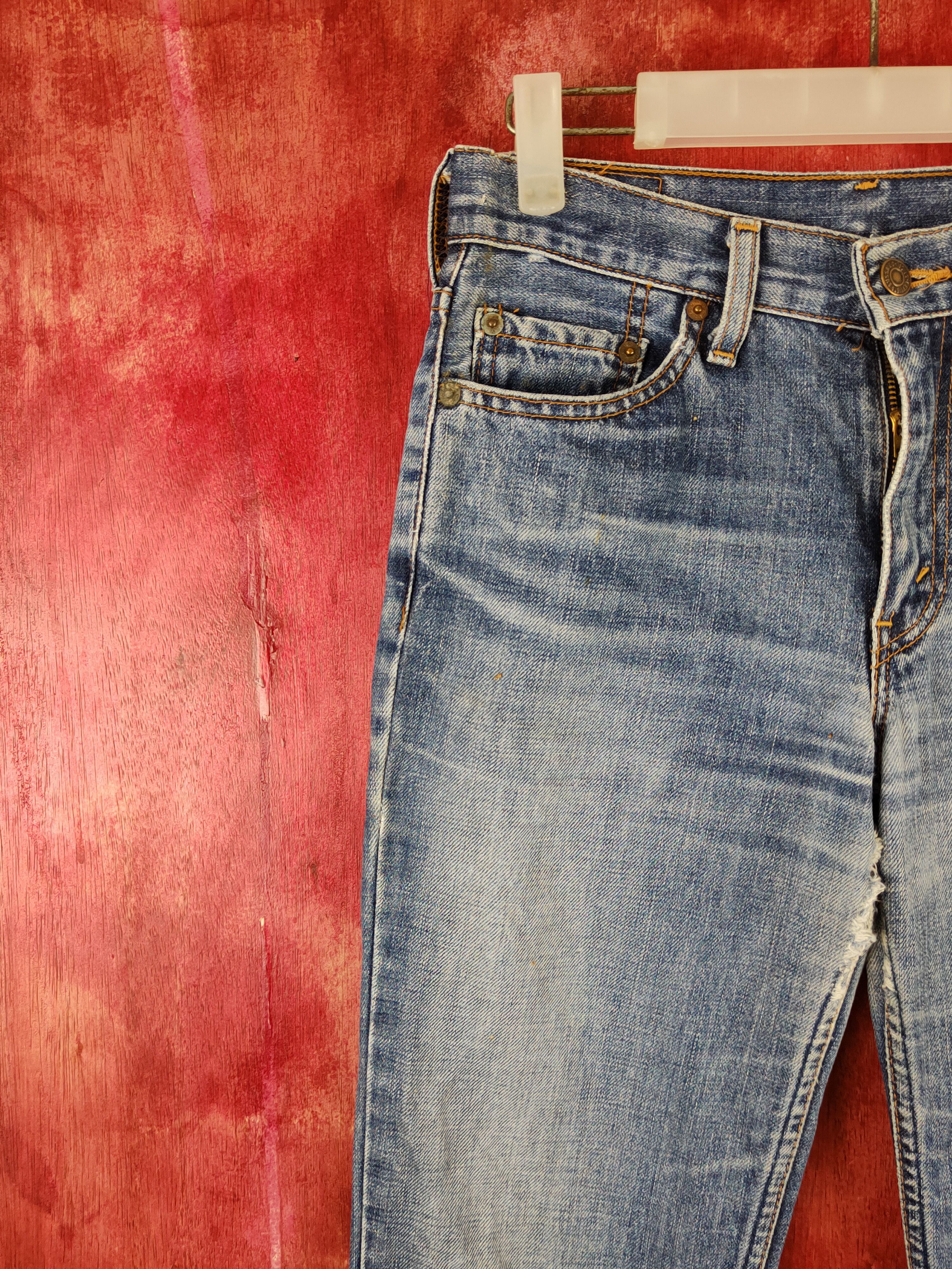 Levi's Levi's Blue Distressed Ripped Jeans #S2122 Size US 26 / EU 42 - 4 Thumbnail