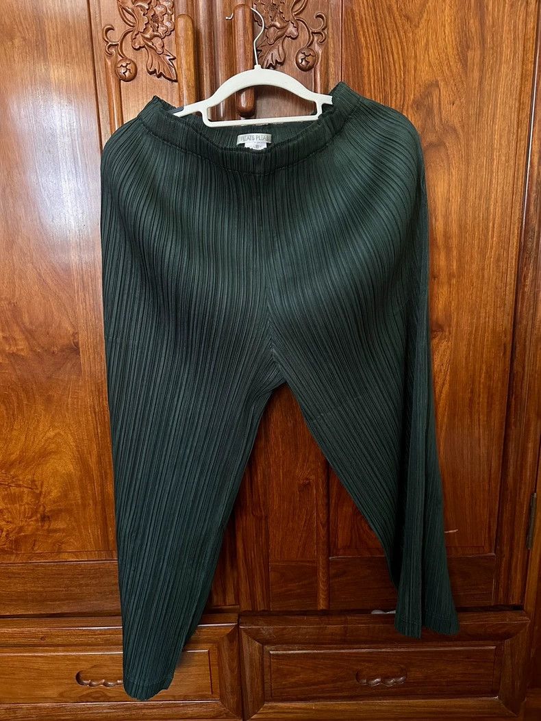 Other Issey Miyake size:4 Green pleated pants Size 28" / US 6 / IT 42 - 5 Thumbnail