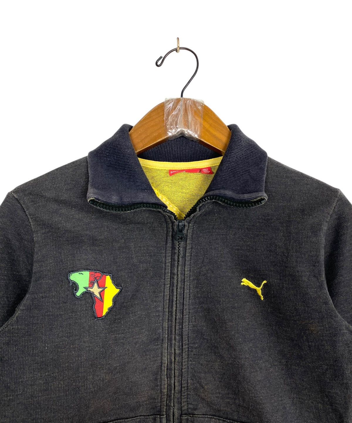 Puma Rare‼️ Puma Cameroon National Grey Slim Zip Up Size US XS / EU 42 / 0 - 4 Thumbnail