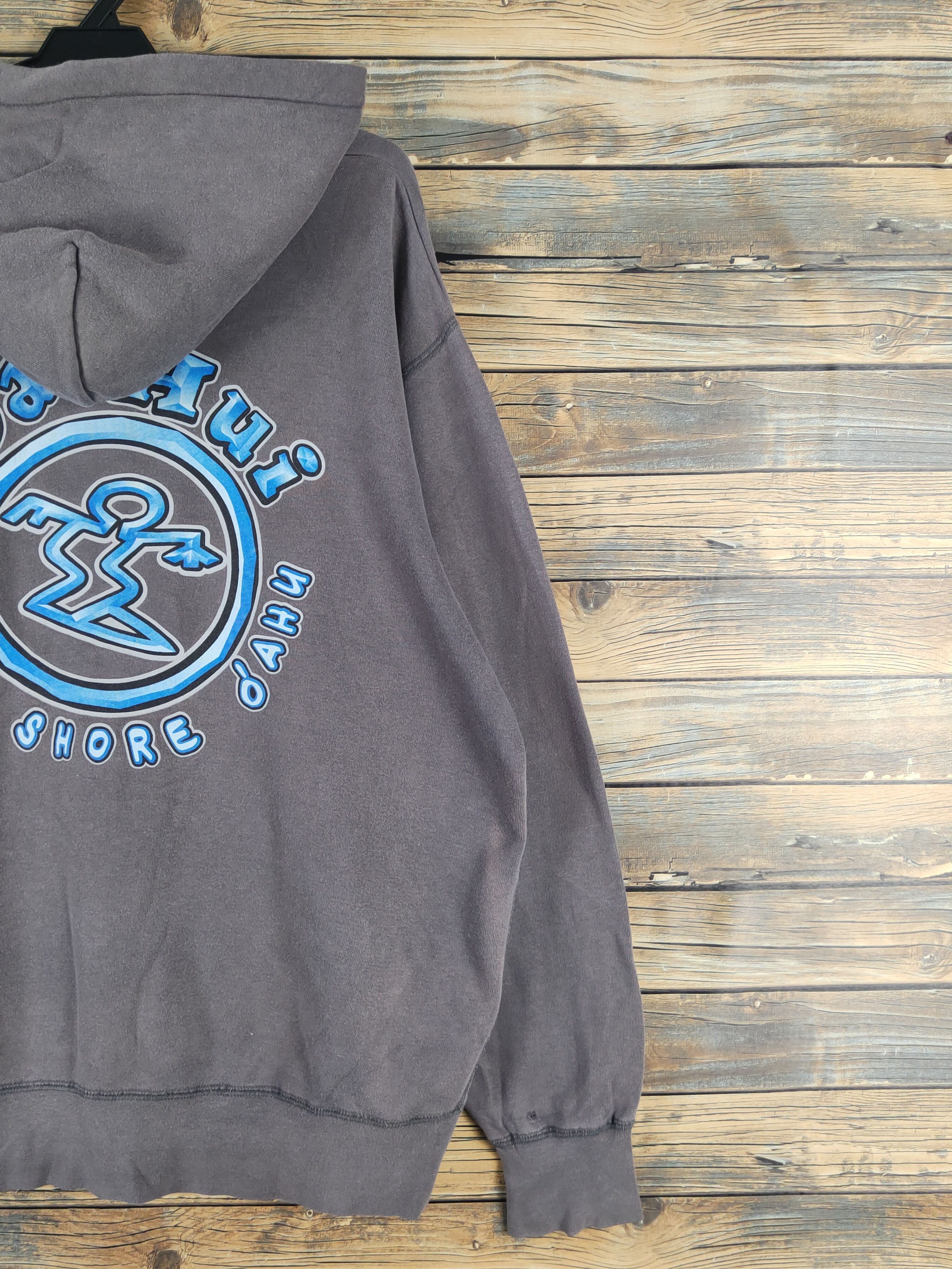Vintage Da Hui Dark Gray Faded Hoodie Sweatshirts #W1454 Size US L / EU 52-54 / 3 - 3 Thumbnail