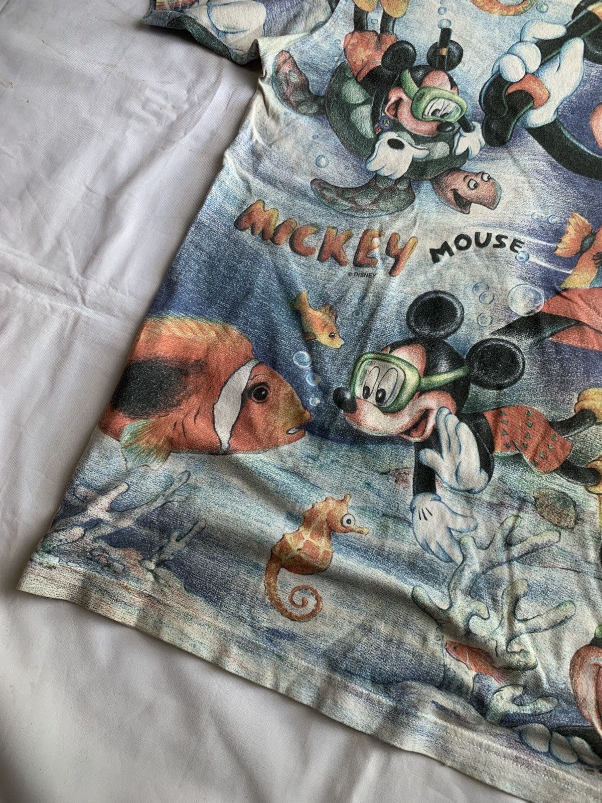 Disney × Medicom Toy × Number (N)ine Vintage RARE Japan Disney Mickey Mouse Aop Tee Size US M / EU 48-50 / 2 - 2 Thumbnail