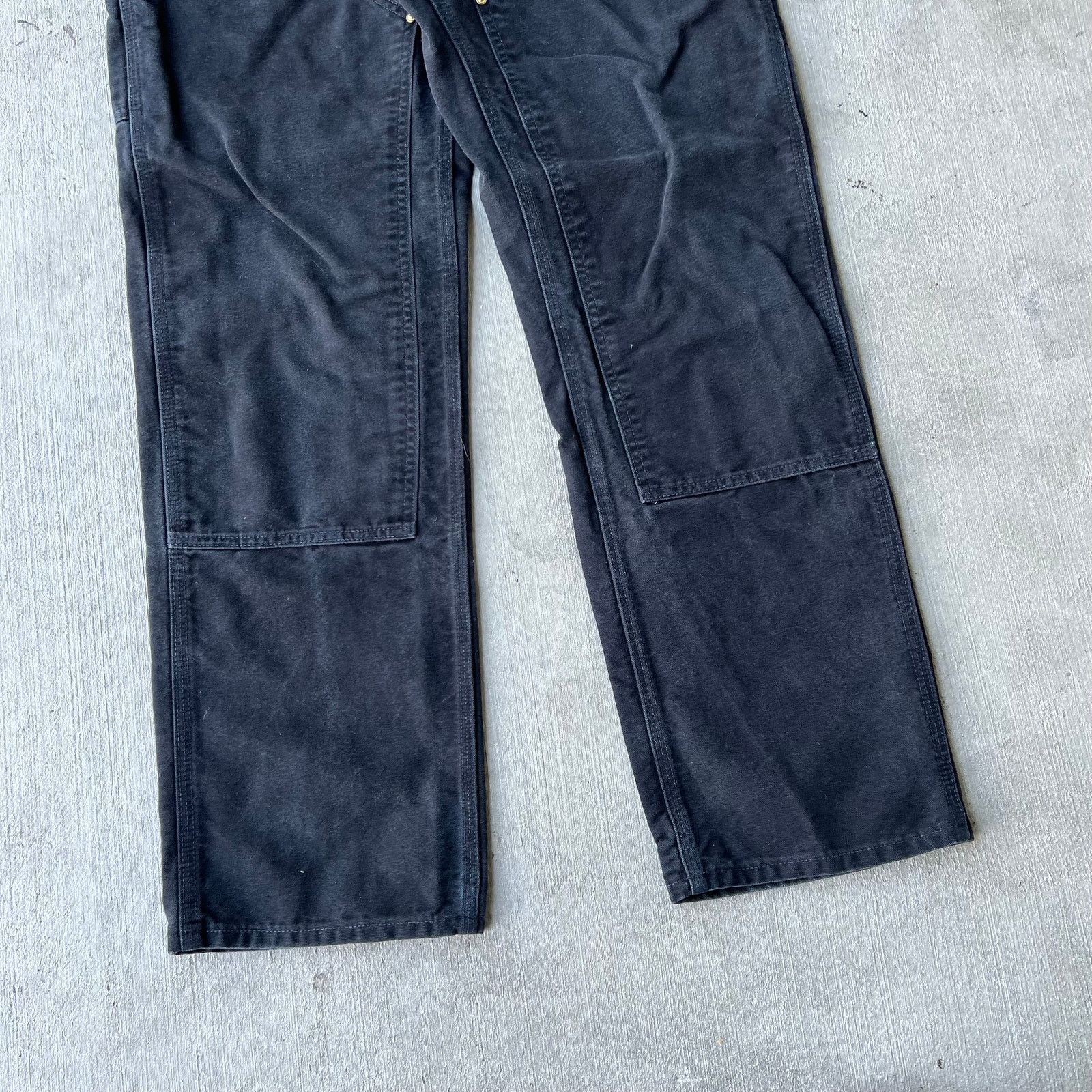 Carhartt × Vintage Carhartt black double knee work wear carpenter pants Size US 32 / EU 48 - 3 Thumbnail