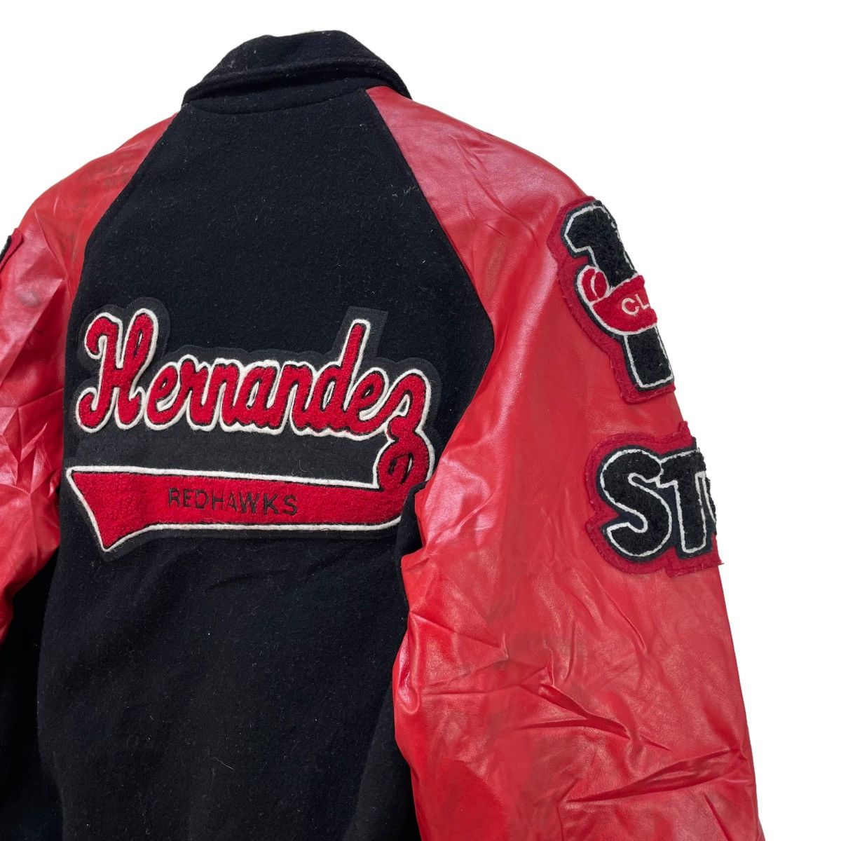 Other Vtg Barfour Hernandes RedHawks Varsity Letterman Jacket Size US XS / EU 42 / 0 - 8 Thumbnail