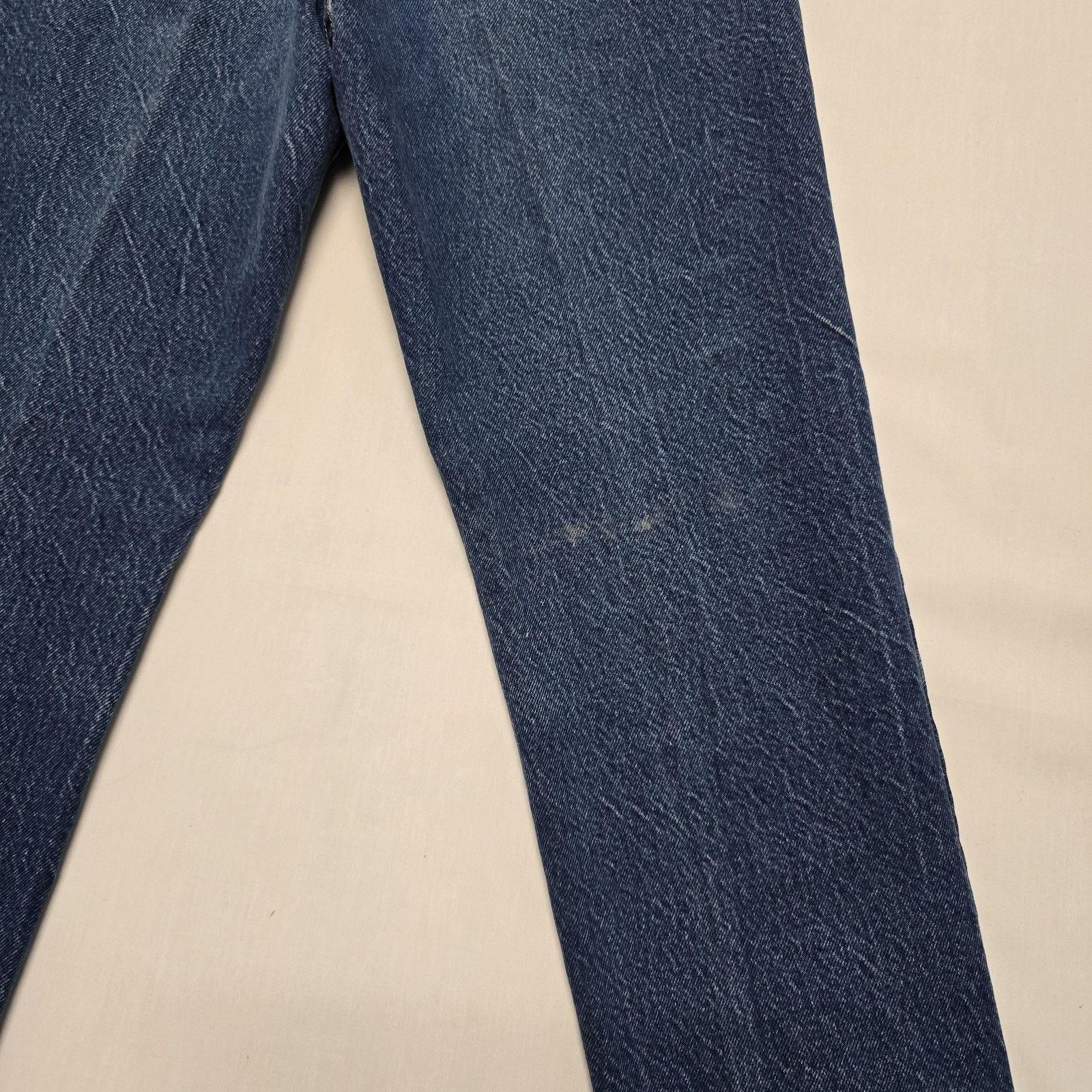 Lee Vintage Lee Jeans Womens 13 M Blue Denim Straight Leg 90s Size 34" / US 12 / IT 48 - 2 Thumbnail