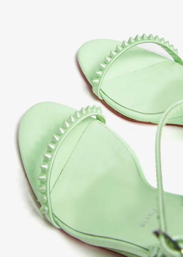 Christian Louboutin o1s1wg110924 So Me Wedge Heeled in Light Green Size US 6 / IT 36 - 4 Thumbnail