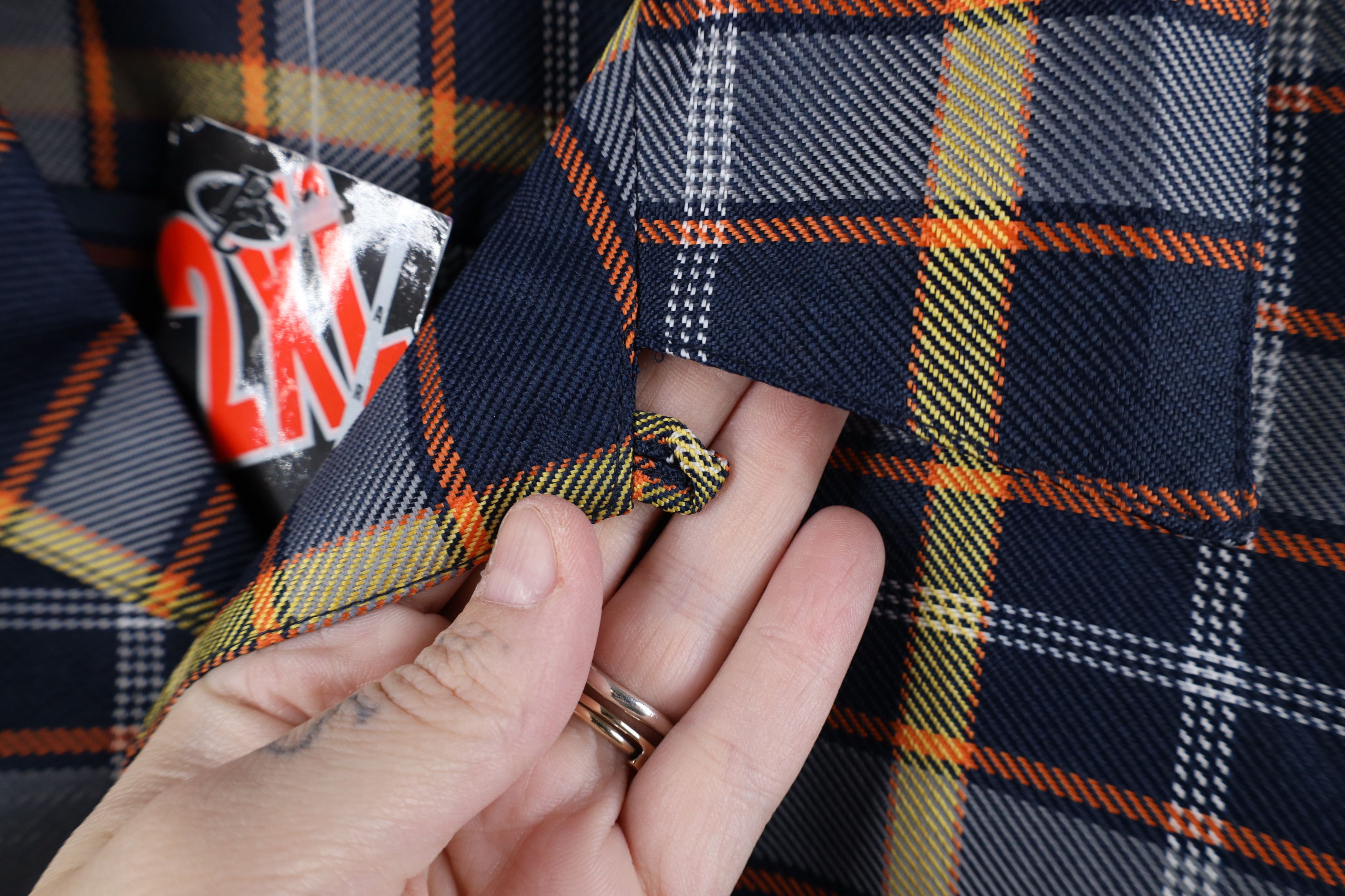 Vintage Deadstock Vintage Y2K Streetwear Baggy Button Shirt Plaid Size US XXL / EU 58 / 5 - 10 Thumbnail