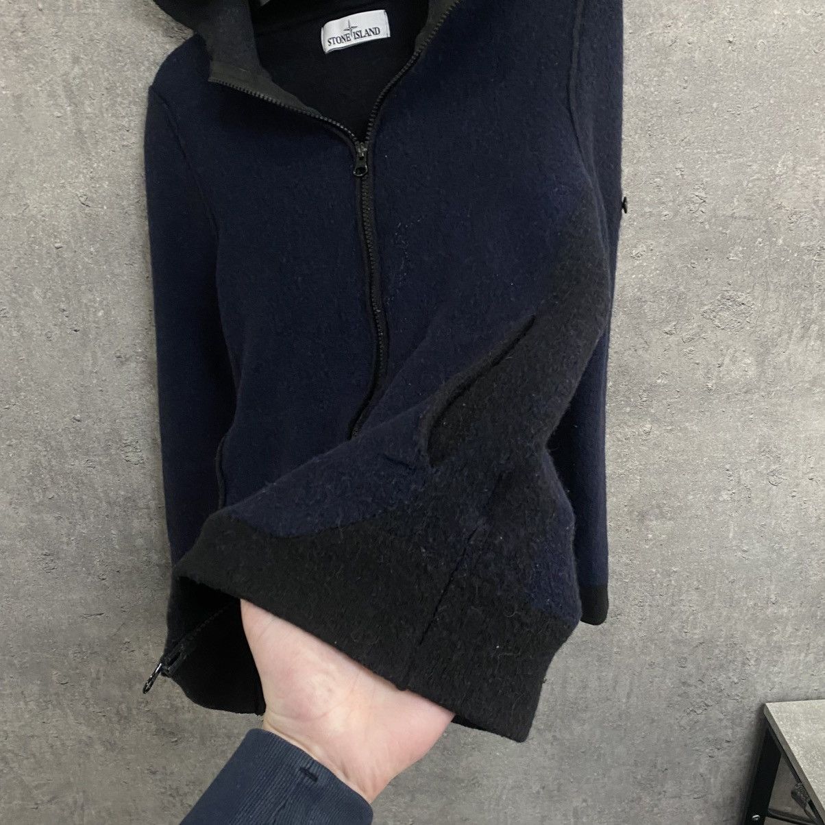Stone Island Stone Island Wool Zip Hoodie Fleece Jacket Size US S / EU 44-46 / 1 - 10 Thumbnail
