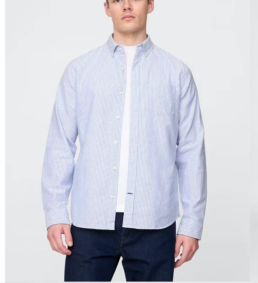 Gap Classic Oxford Long Sleeve Button Up Shirt Size US L / EU 52-54 / 3 - 1 Thumbnail