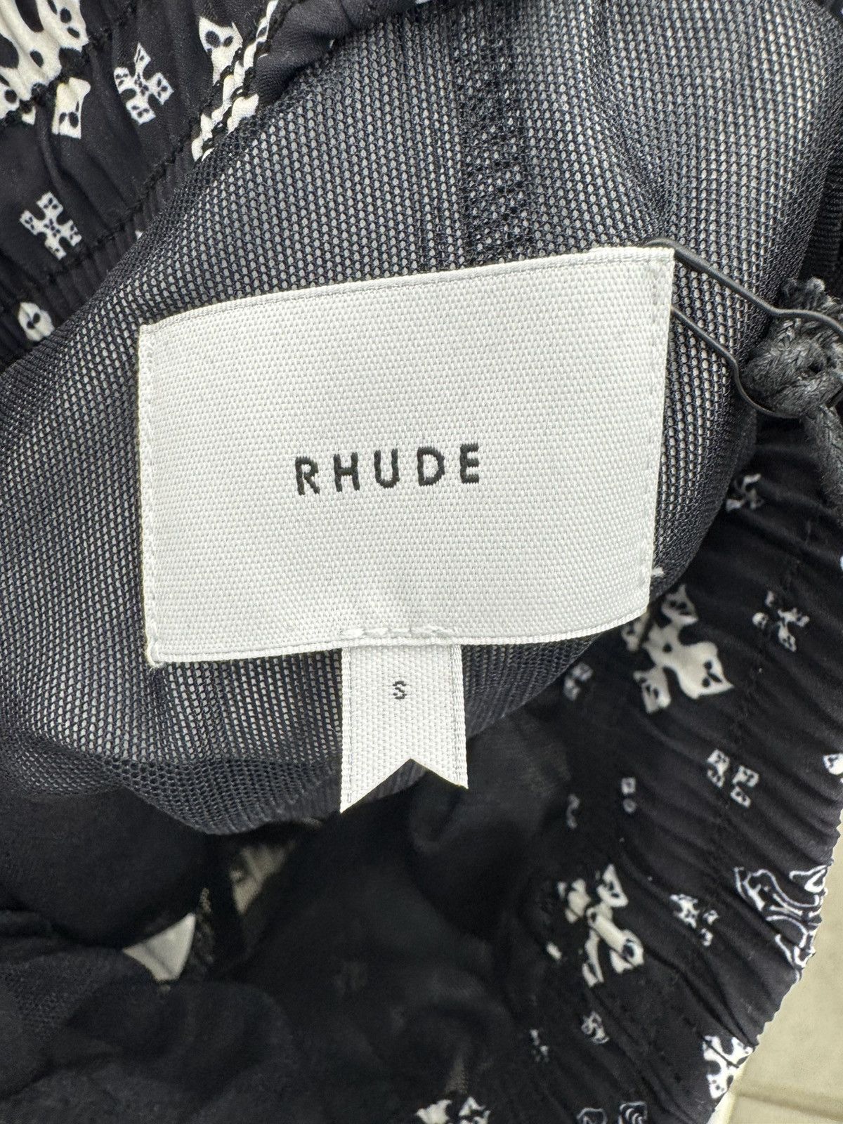 Rhude Rhude Cross Bandana Swim Short Black Size US 30 / EU 46 - 3 Thumbnail