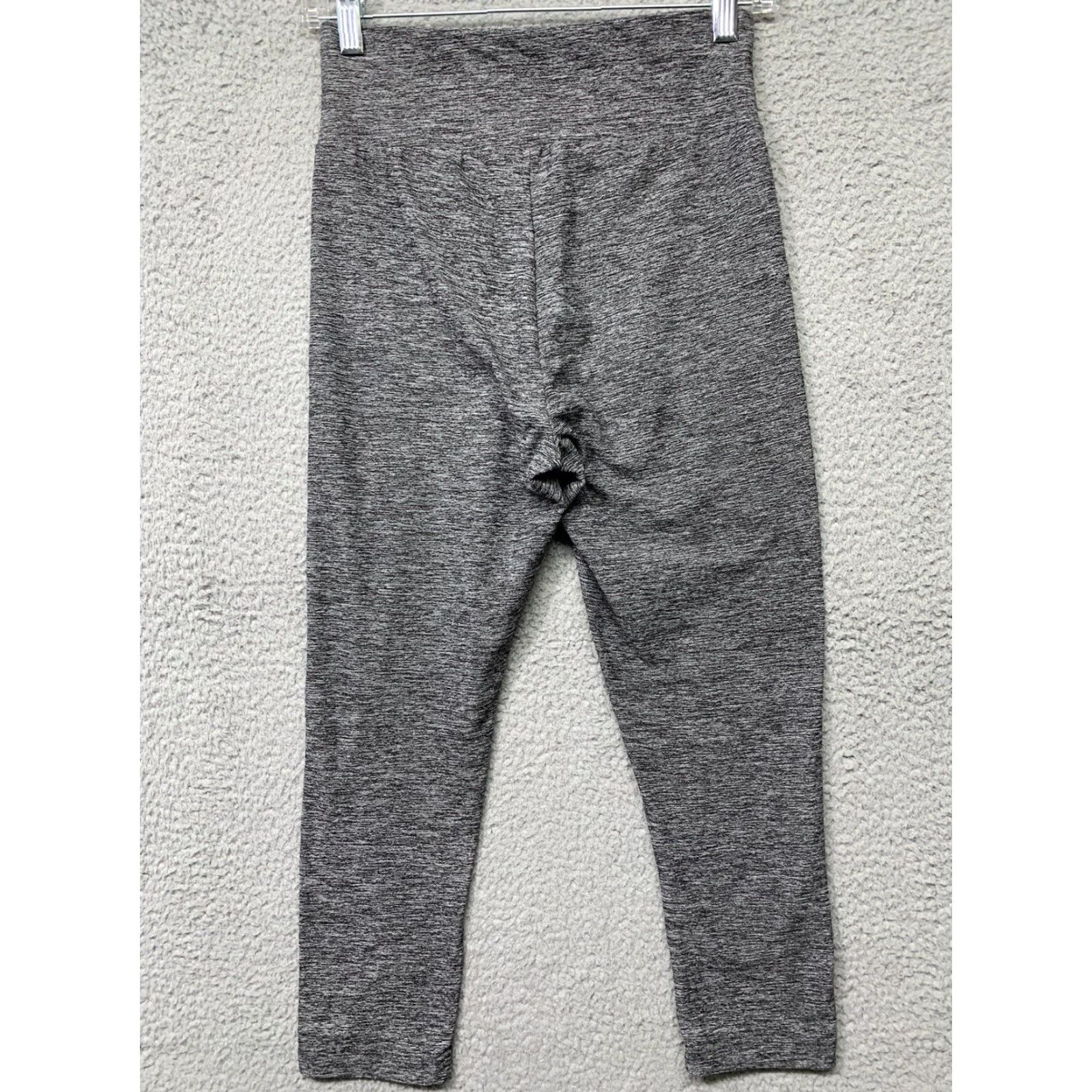 Vintage No Boundaries Leggings Women’s M High-Rise Ankle Length Heather Gray READ Size 32" / US 10 / IT 46 - 4 Thumbnail