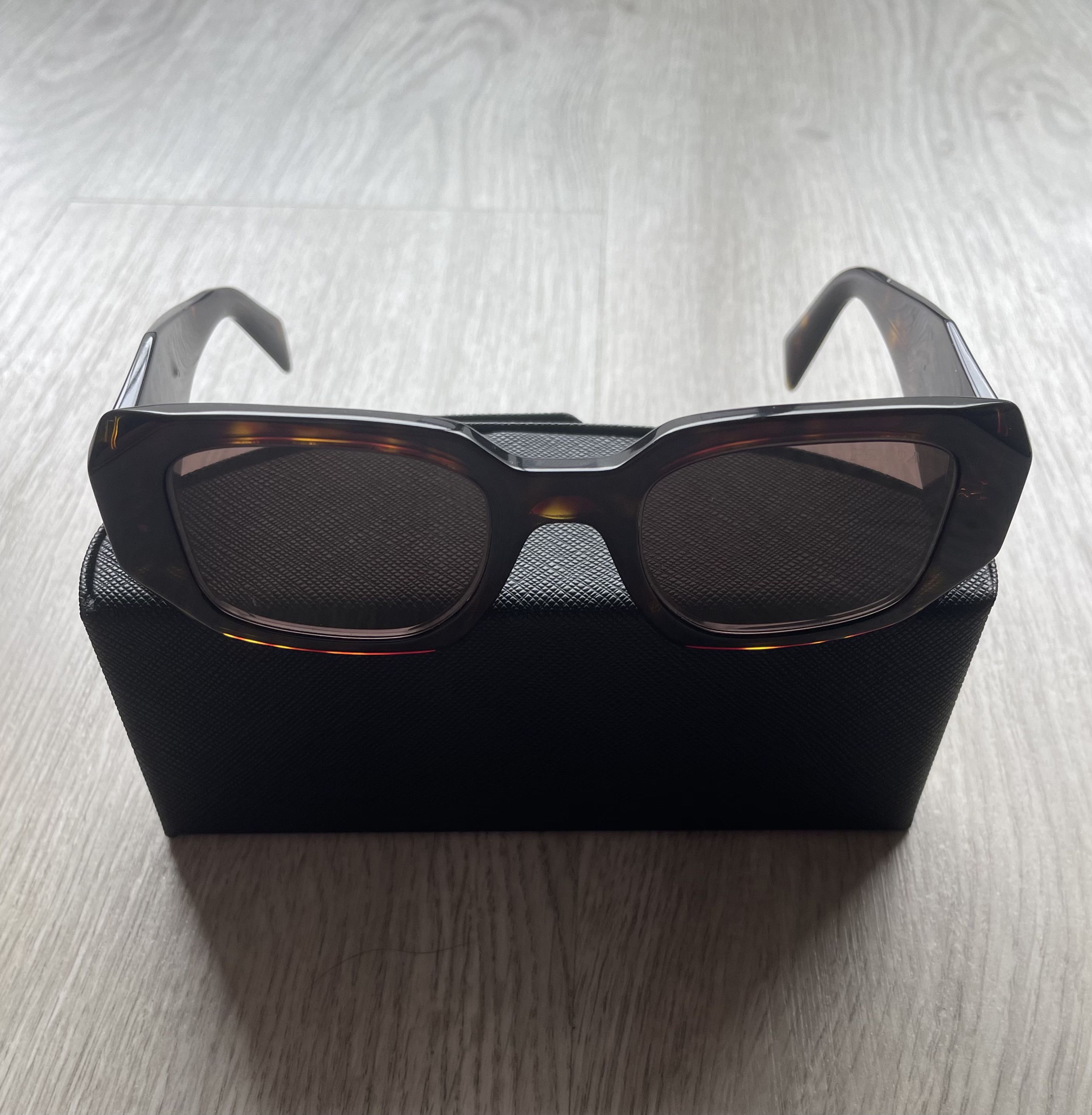 image of Prada Sunglasses in Leopard, Men's