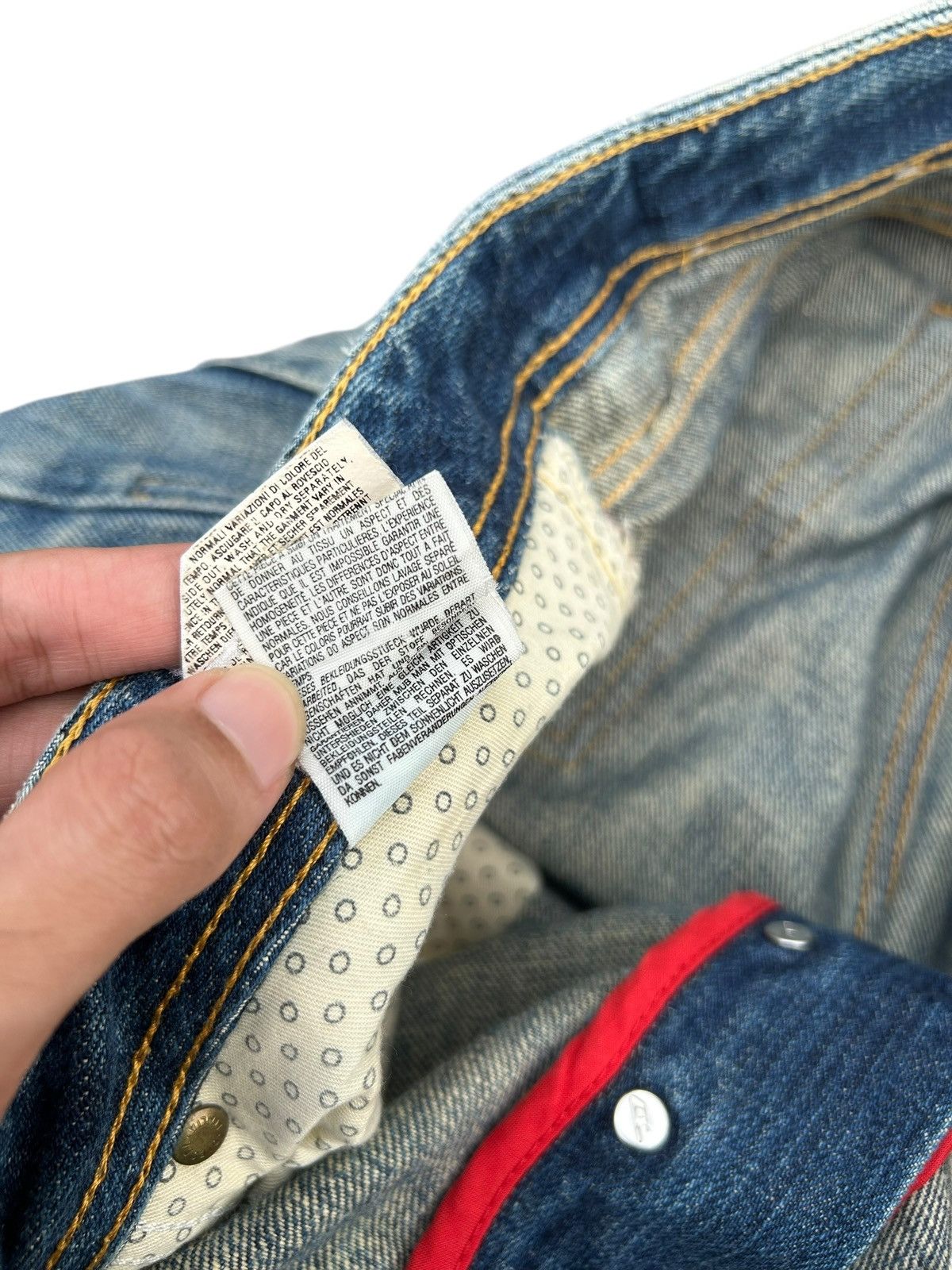 Kapital Vintage Diesel Rusty Faded Mudwash Distressed Denim Jeans Size US 33 - 14 Thumbnail