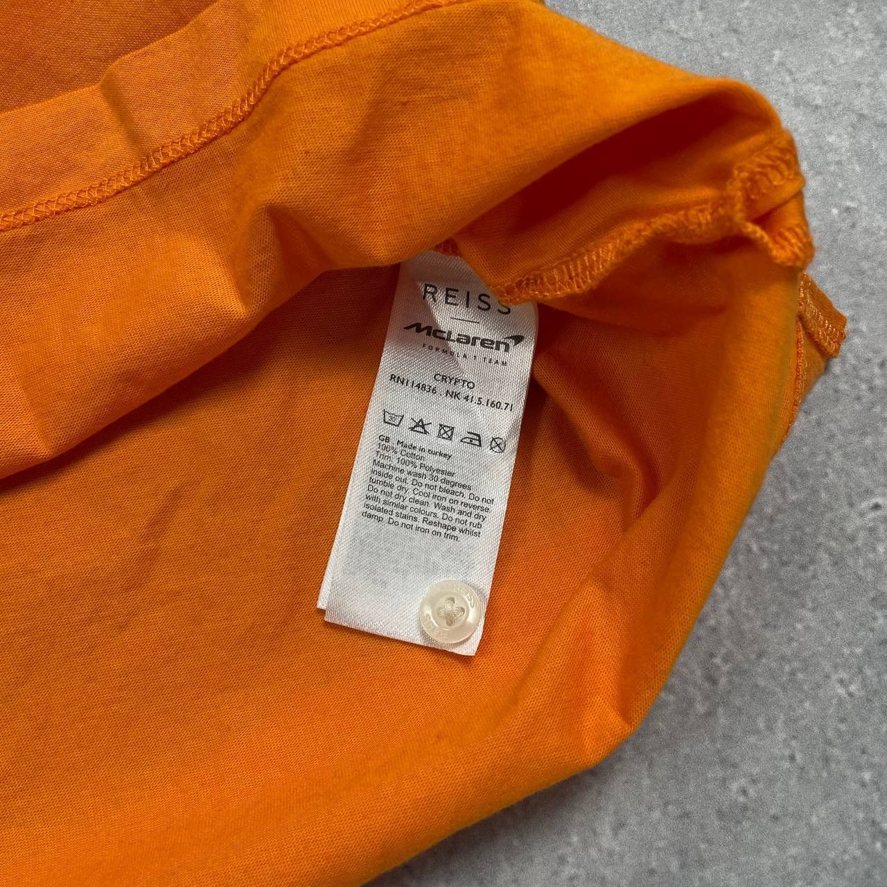 Reiss REISS x McLaren F1 Crypto Polo Shirt Orange Size L Size US L / EU 52-54 / 3 - 18 Thumbnail