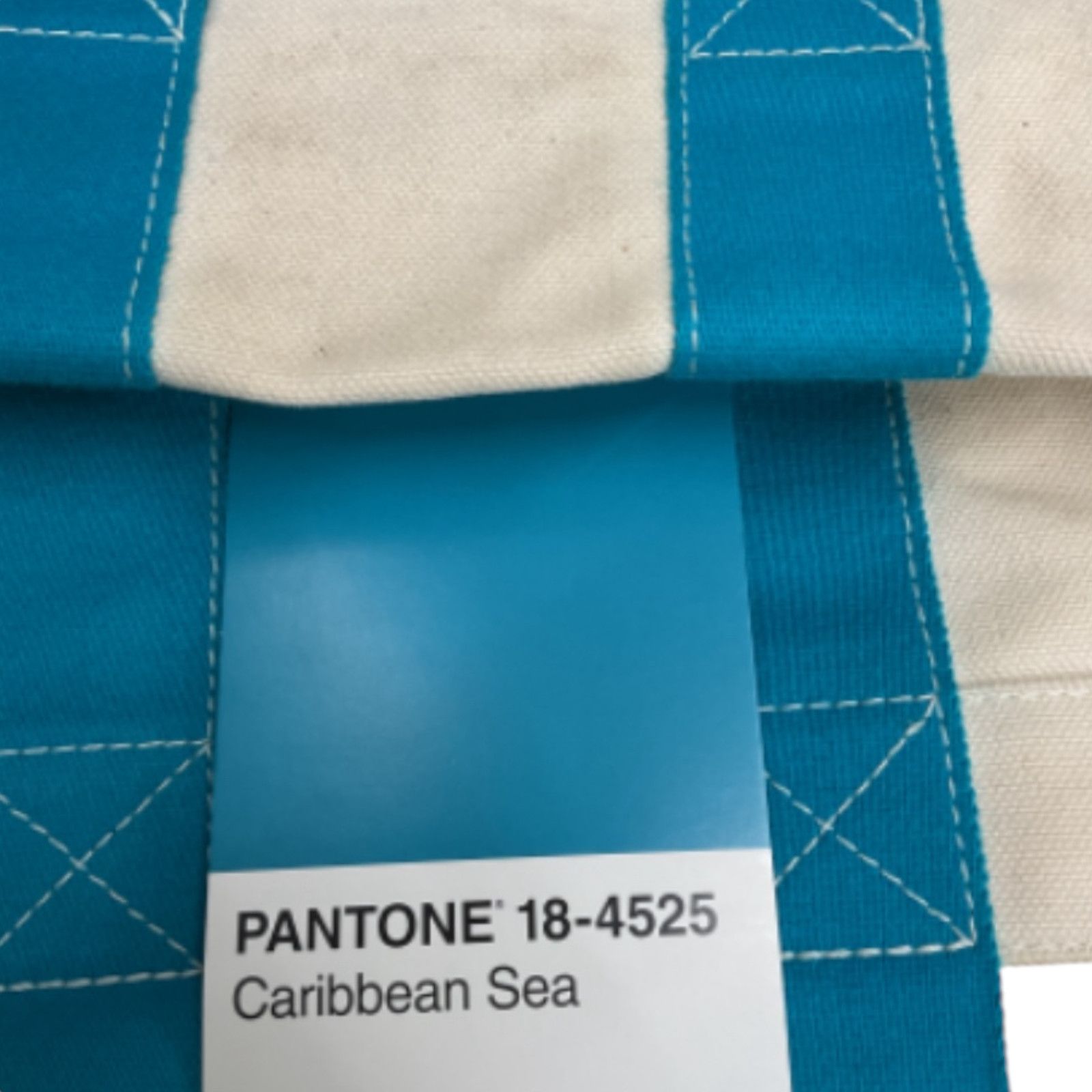 Hermes Hermes Bora Bora PM White Pantone Cotton Handheld Tote Size ONE SIZE - 7 Thumbnail