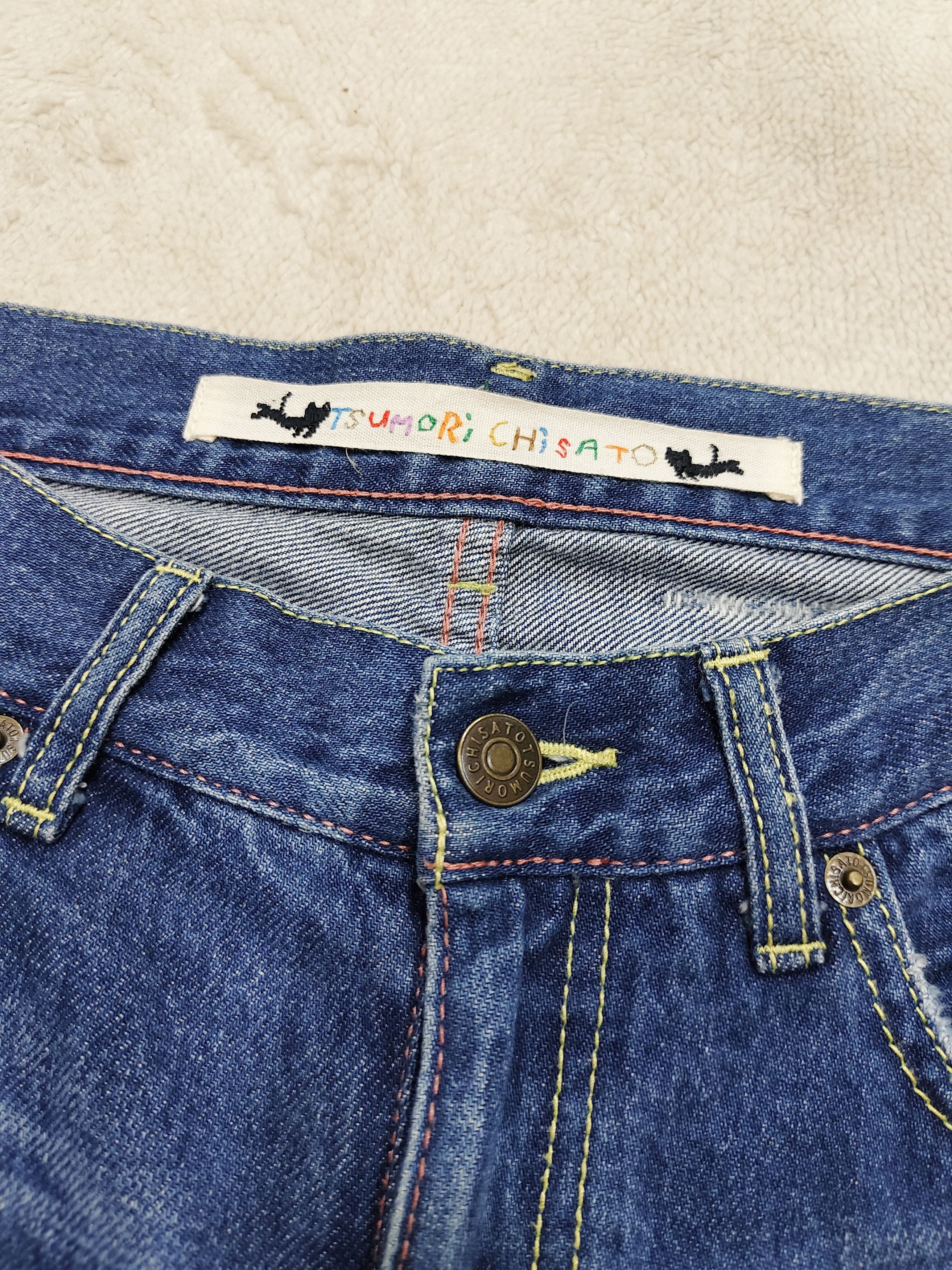 Tsumori Chisato Tsumori Chisato- Hand Multicolor Stitch Distressed Archived Size US 30 / EU 46 - 7 Thumbnail