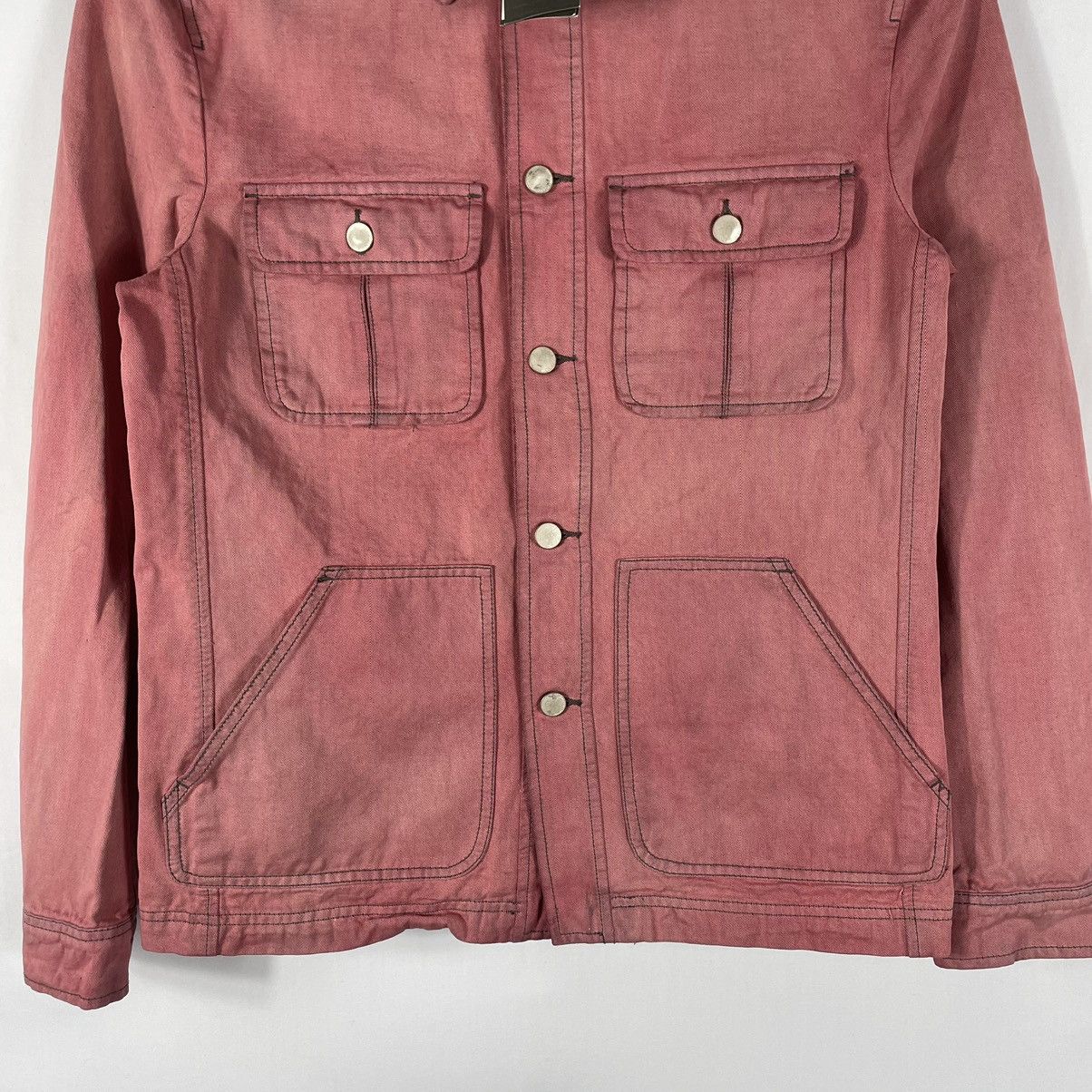 Armani Exchange × Designer × Vintage 🔥NOS🔥SS2013 Armani Exchange Four Pockets Styles Chore Jacket Size US S / EU 44-46 / 1 - 3 Thumbnail