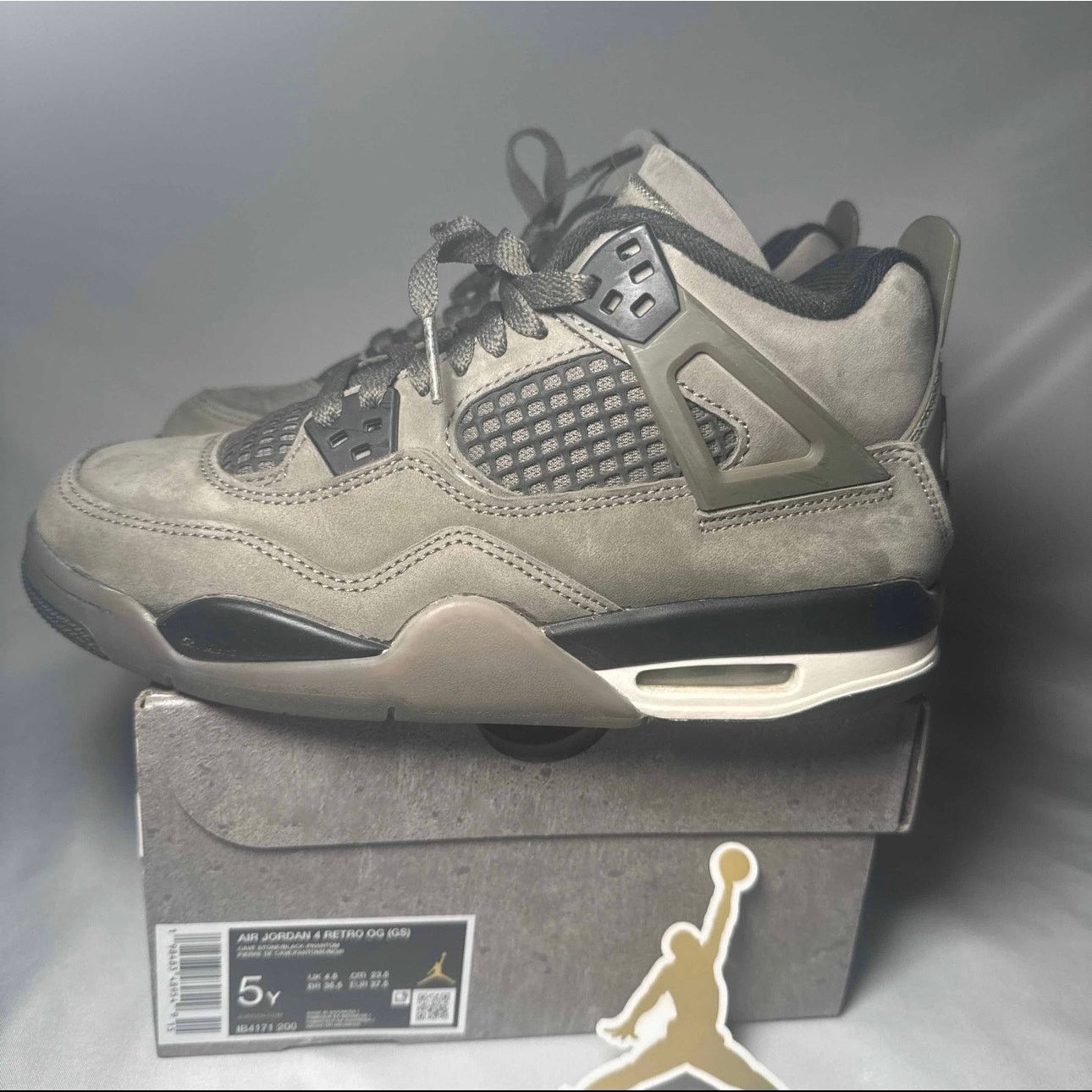 Jordan Brand × Nike Size 5 - Nike Air Jordan 4 Retro GS Cave Stone Men's Shoes Size US 5 / EU 37 - 8 Thumbnail
