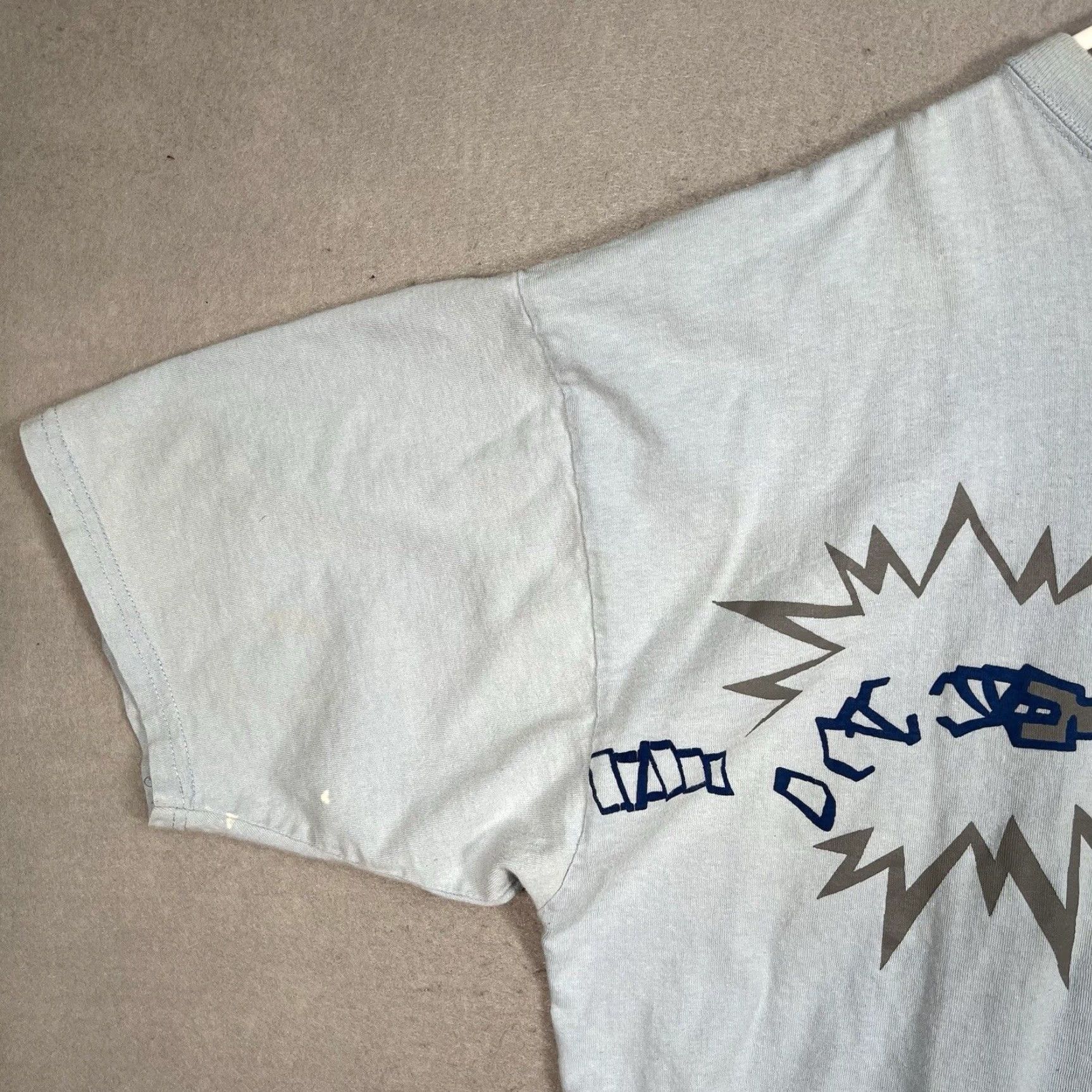 Vintage VINTAGE CCNY Y2K 2000s Graphic T Shirt Adult Men's 3XL Cotton Blue Sportswear Size US XXL / EU 58 / 5 - 5 Thumbnail