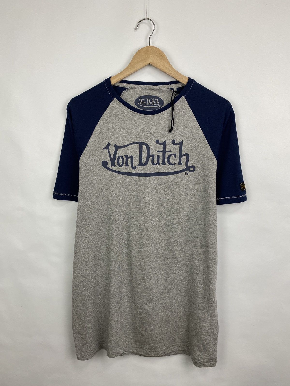 Von Dutch 🇺🇸 Vintage Y2K Von Dutch Big Logo T-Shirt Rare Retro Hype Size US XL / EU 56 / 4 - 3 Thumbnail