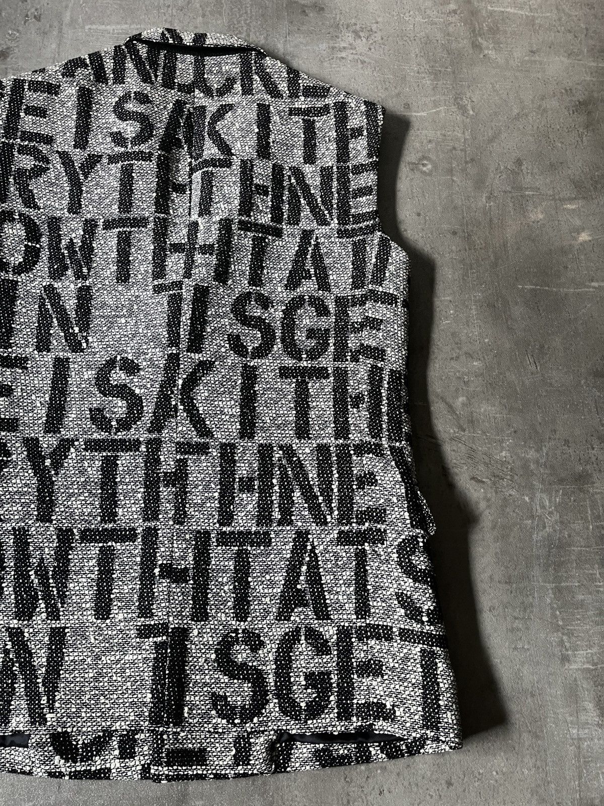 Raf Simons Raf Simons S/S 2009 christopher wool textured vest Size US S / EU 44-46 / 1 - 11 Thumbnail