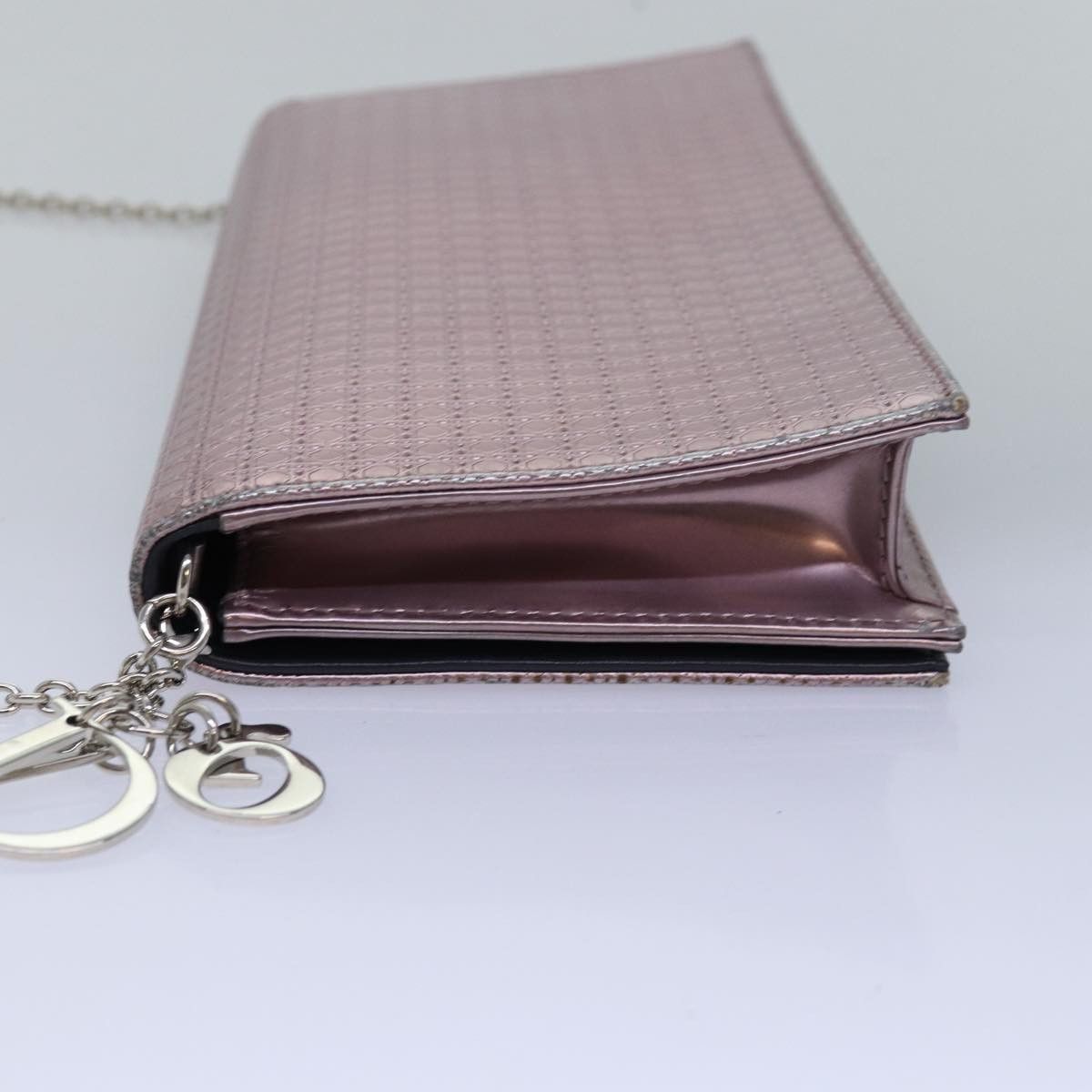 Dior DIOR Lady DIOR Canage Chain Shoulder Bag Pvc Pink Size ONE SIZE - 4 Thumbnail