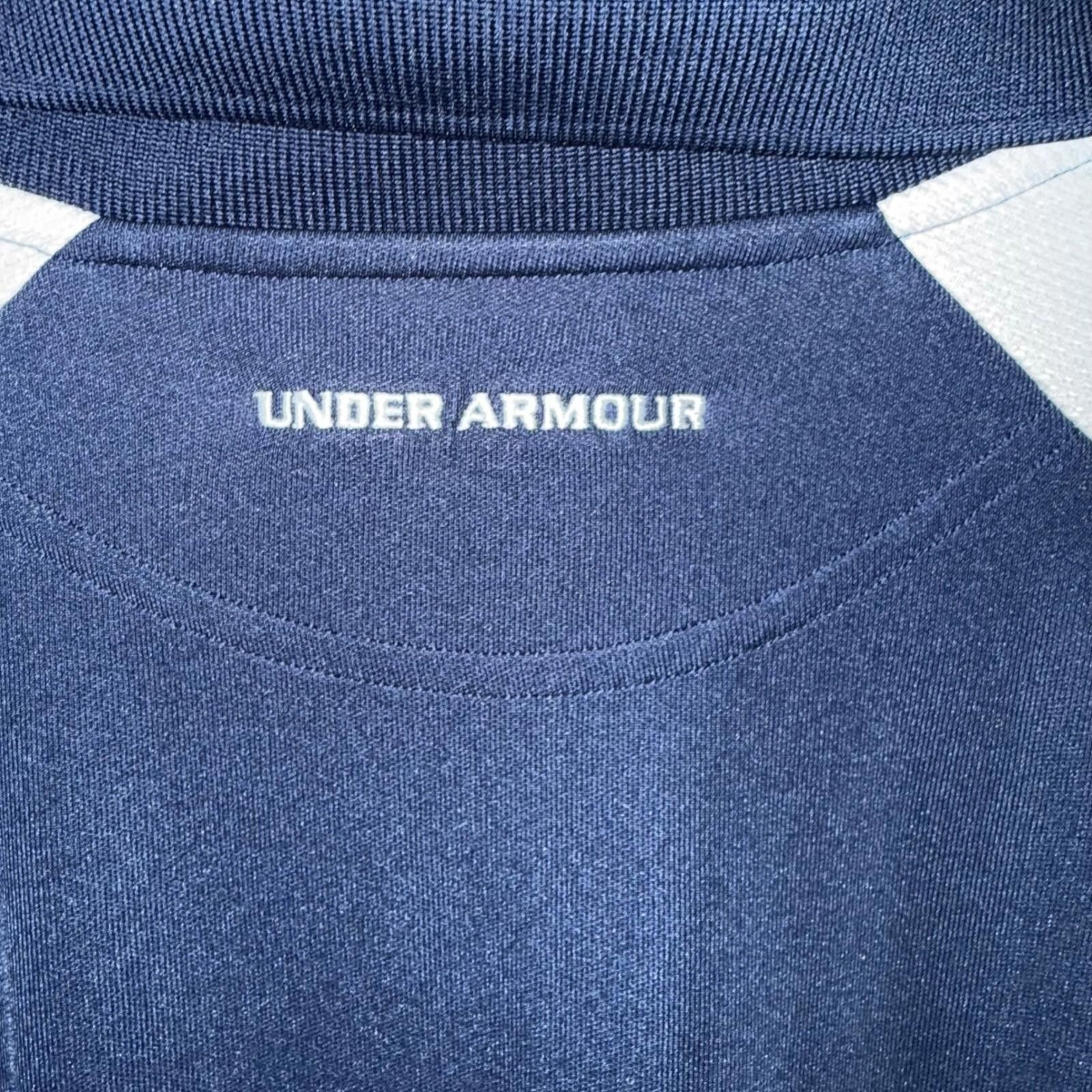 Under Armour Under Armour Mens XL Navy Blue Short Sleeve Golf Polo Shirt Size US XL / EU 56 / 4 - 7 Thumbnail