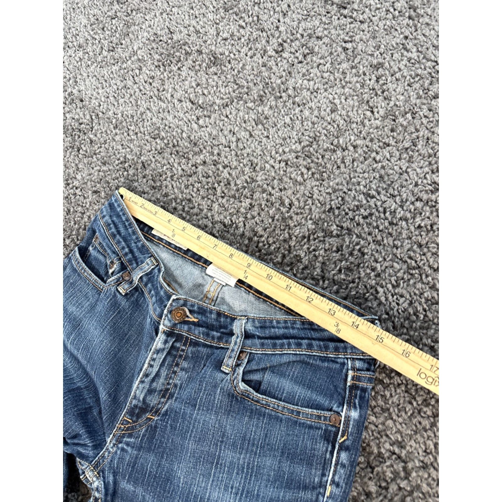 Banana Republic VINTAGE Banana Republic Jeans Bootcut Womens 30x30 Denim Blue High Rise Cotton 30 Inseam 30 Regular Womens Size 30" / US 8 / IT 44 - 4 Thumbnail