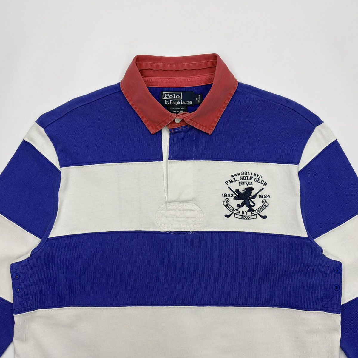 Polo Ralph Lauren Vintage Polo Ralph Lauren Striped Regby Long sleeve Size US M / EU 48-50 / 2 - 4 Thumbnail