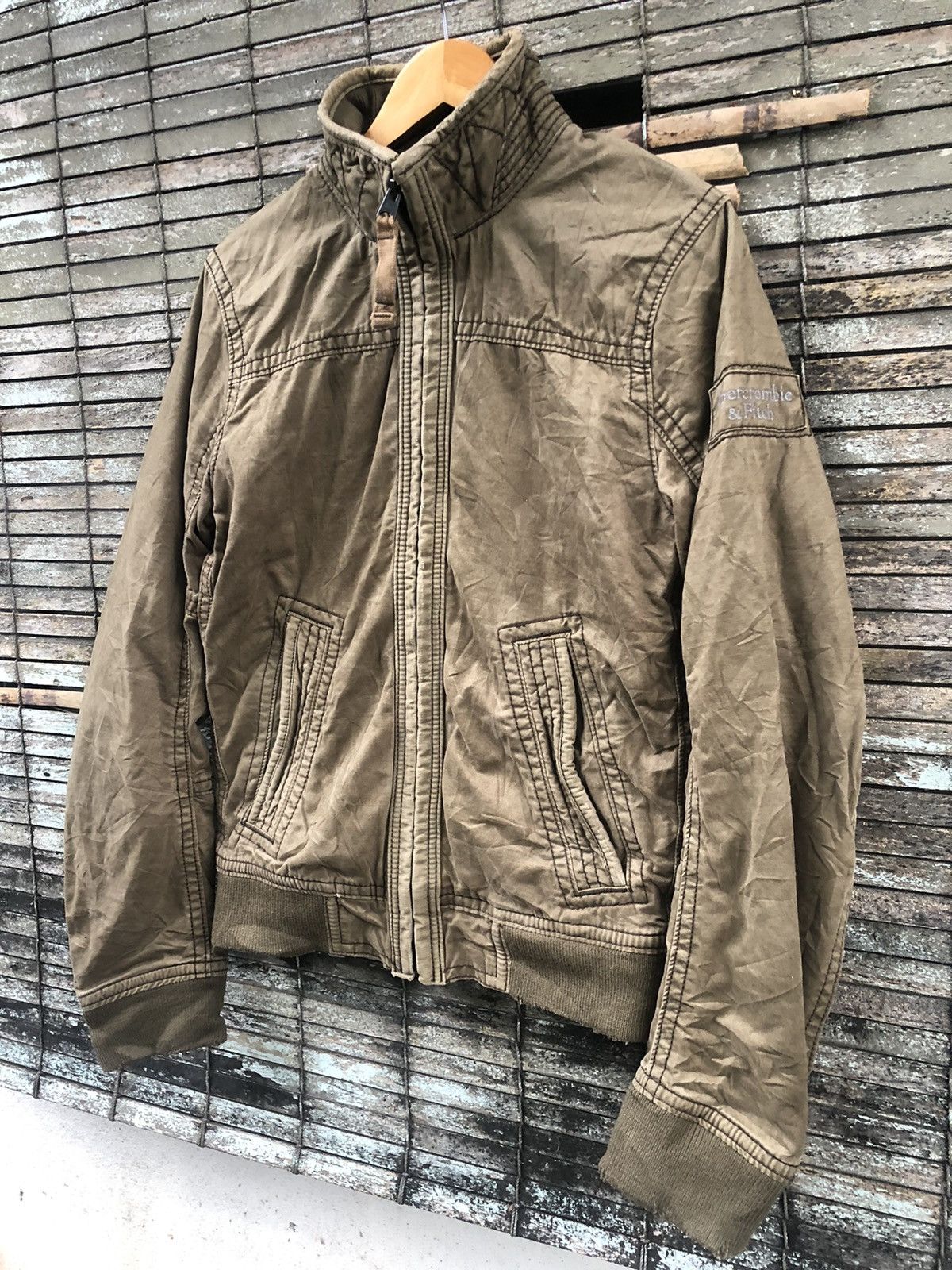 Abercrombie & Fitch Vintage Abercrombie & Fitch Harrison Army Fullzipper Jacket Size US S / EU 44-46 / 1 - 4 Thumbnail