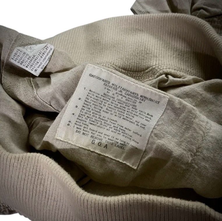 Japanese Brand G.O.A military flared cargo pants Size US 32 / EU 48 - 11 Thumbnail