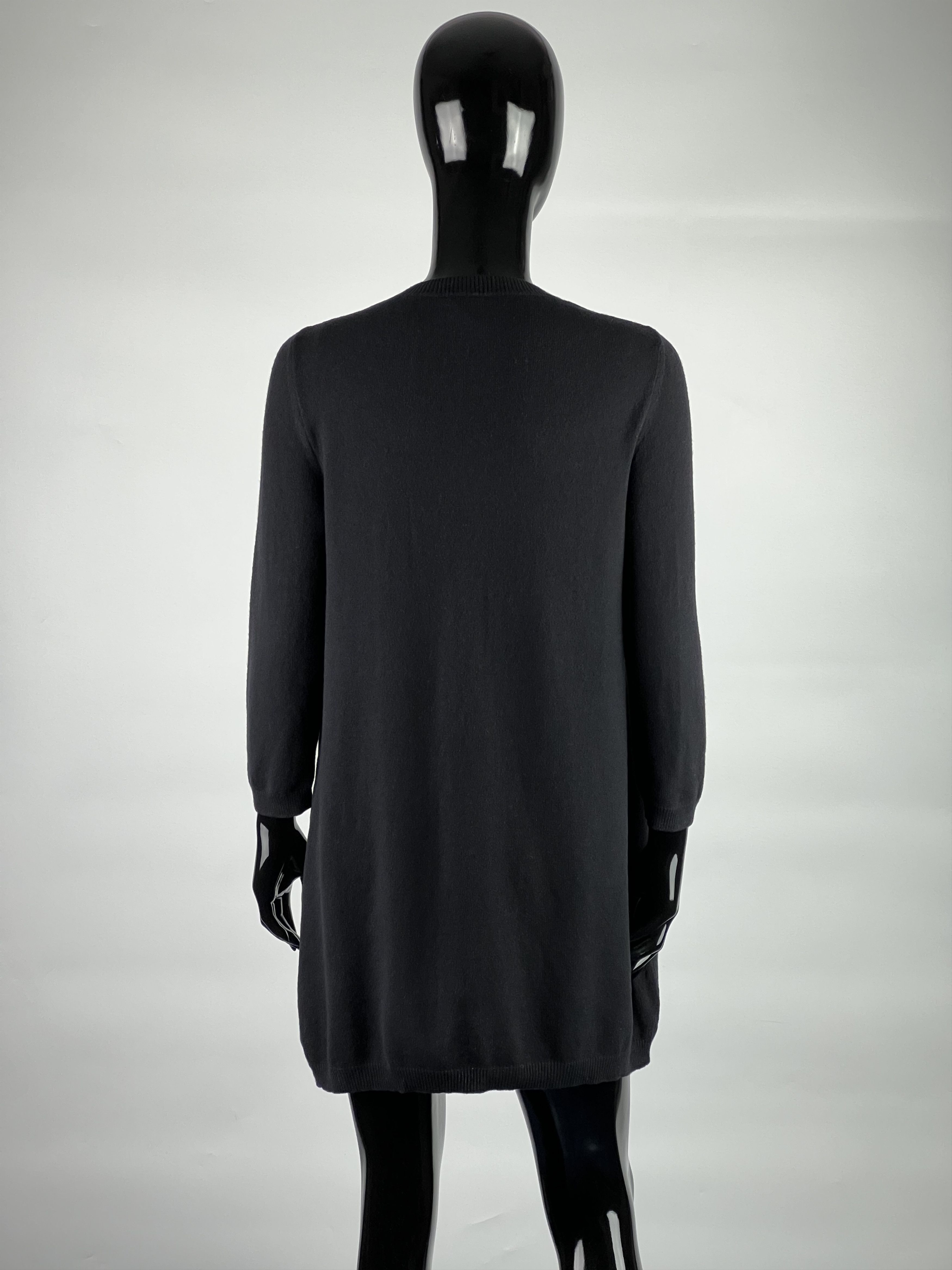 Kristensen Du Nord 100% Cashmere 1/4 Zip Tunic Dress Size 3