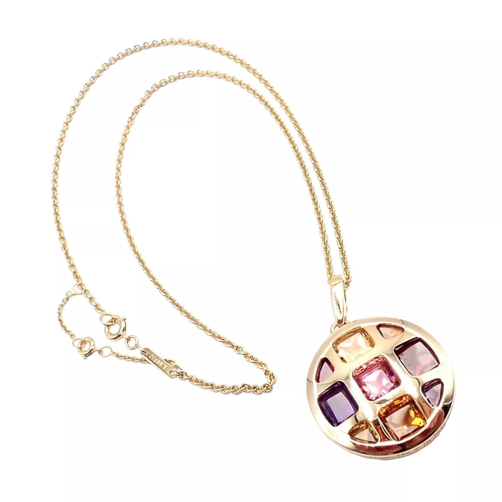 Cartier Pasha 18k Yellow Gold Necklace Cert