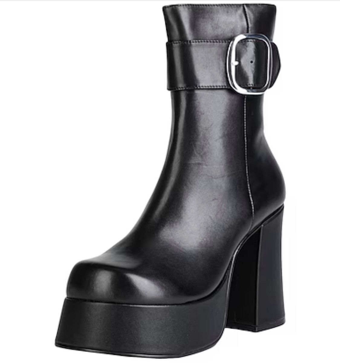 Steve Madden STEVE MADDEN |NO BOX| Siren Platform Leather Boots SCRATCHES Size US 8 / IT 38 - 15 Thumbnail