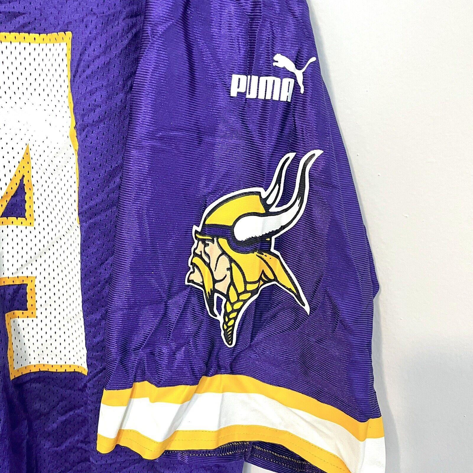 Puma 2000s Randy Moss #84 Minnesota Vikings Puma NFL Jersey 2XL Size US XXL / EU 58 / 5 - 3 Thumbnail