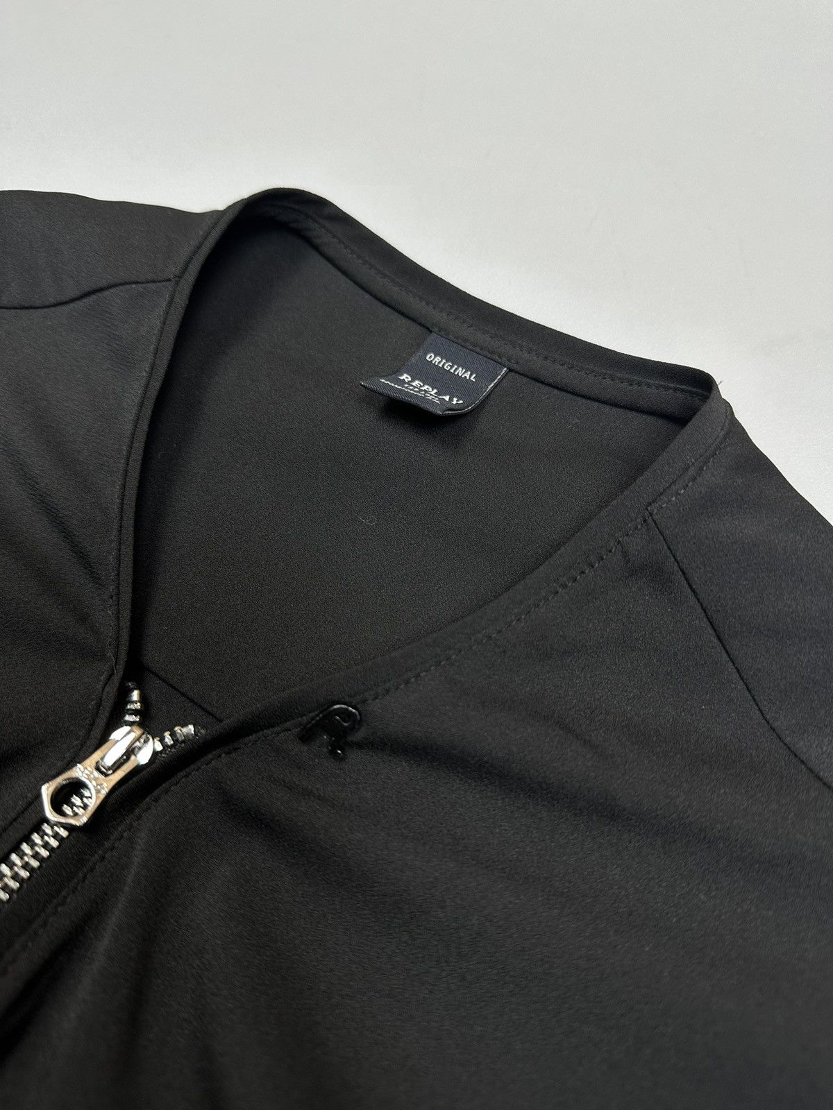 Replay Women's black zip blouse by Replay M-L 2241901 Size M / US 6-8 / IT 42-44 - 3 Thumbnail