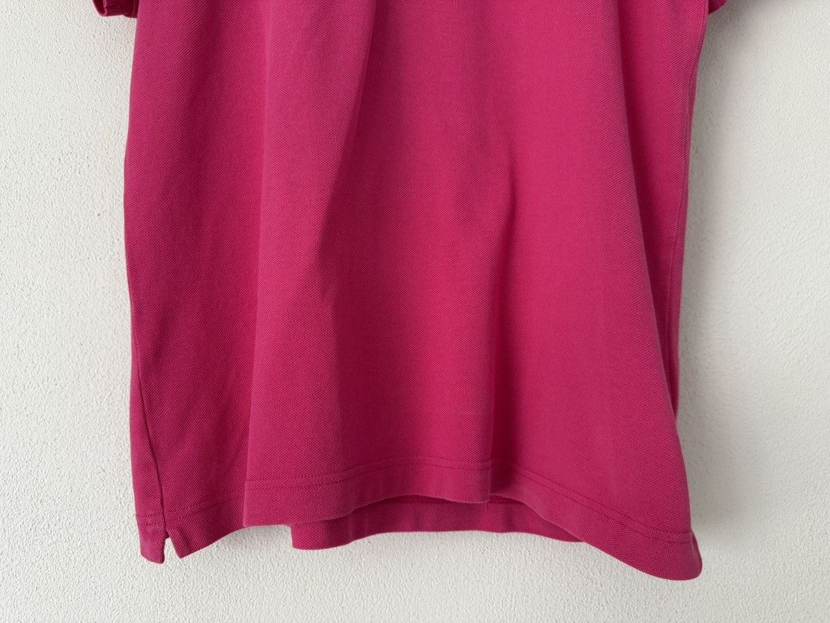 Dior Fuchsia Pink Cotton Polo Shirt with Tonal Bee Embroidery Size US M / EU 48-50 / 2 - 7 Thumbnail