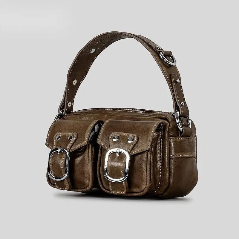 Designer × Vintage Brown Women Handbag Size ONE SIZE - 1 Thumbnail