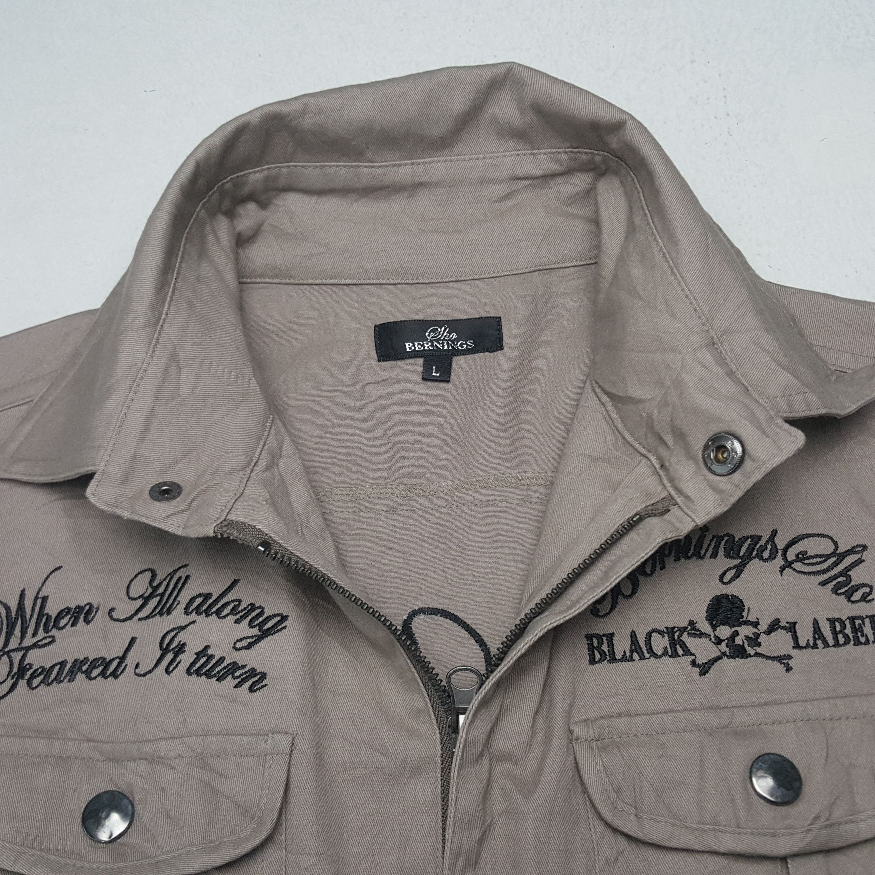 Japanese Brand × Vintage Vintage Berning Sha Black Label Coverall Jacket Size US S / EU 44-46 / 1 - 9 Thumbnail