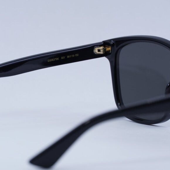 Gucci 🕶️ New Gucci GG0637SK 001 Black Sunglasses Size ONE SIZE - 6 Thumbnail