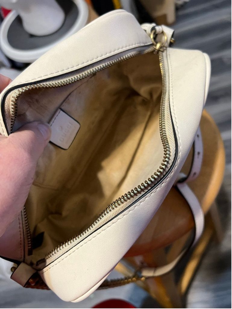 Gucci Women's Gucci GG Crossbody Bag One Size Beige Gold Size ONE SIZE - 5 Thumbnail