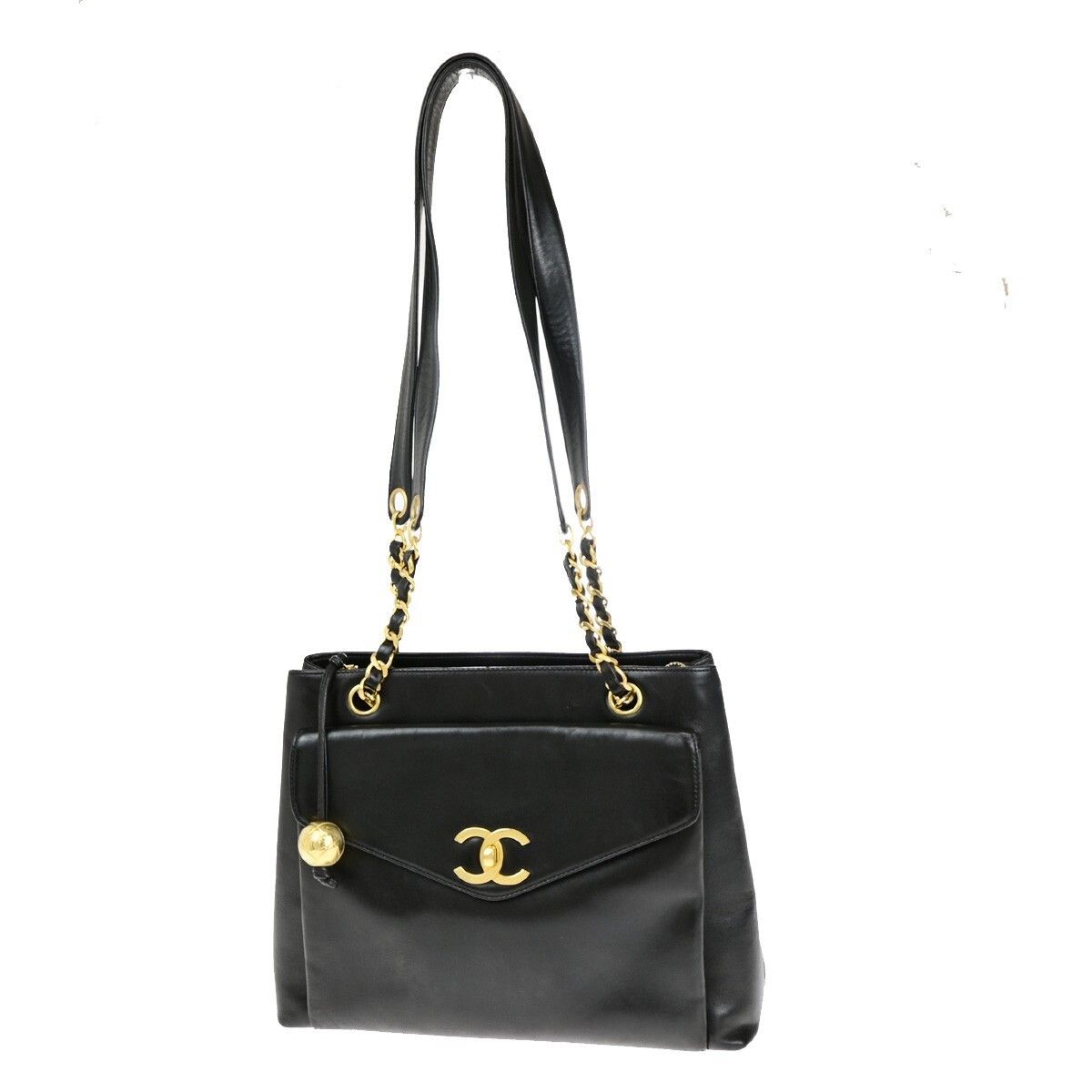 Chanel Chanel Timeless CC Pocket Chain Tote Stitched Calfskin Size ONE SIZE - 1 Thumbnail