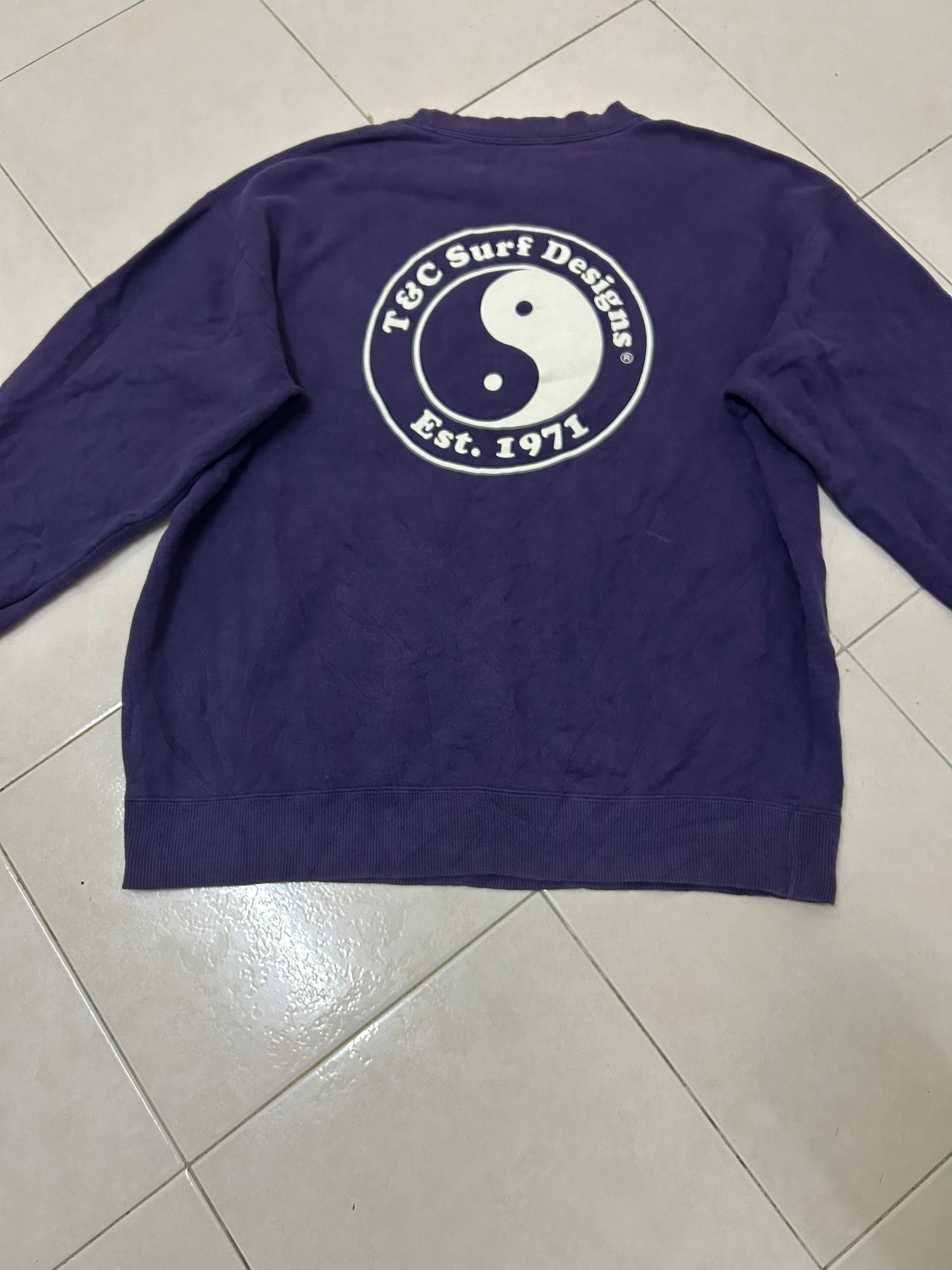 Sun Surf Vintage T&C Surf Design Rare Sweatshirts Size US L / EU 52-54 / 3 - 4 Thumbnail