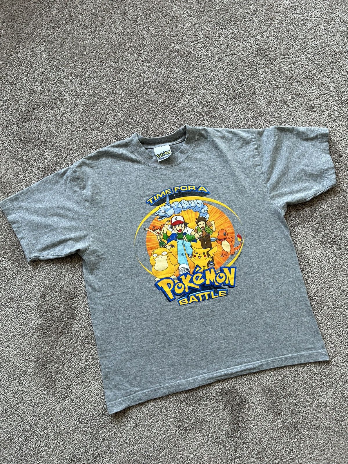 Nintendo × Pokemon × Vintage Vintage Time For A Pokémon Battle 2000 Nintendo Graphic Tee Size US S / EU 44-46 / 1 - 1 Thumbnail