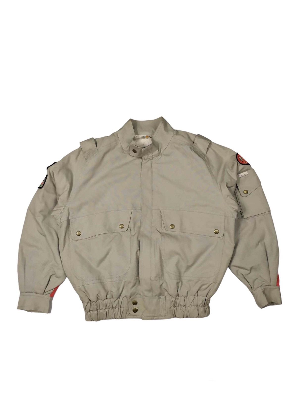 RARE Vintage Alpha Cubic Racing Team Bomber Jacket